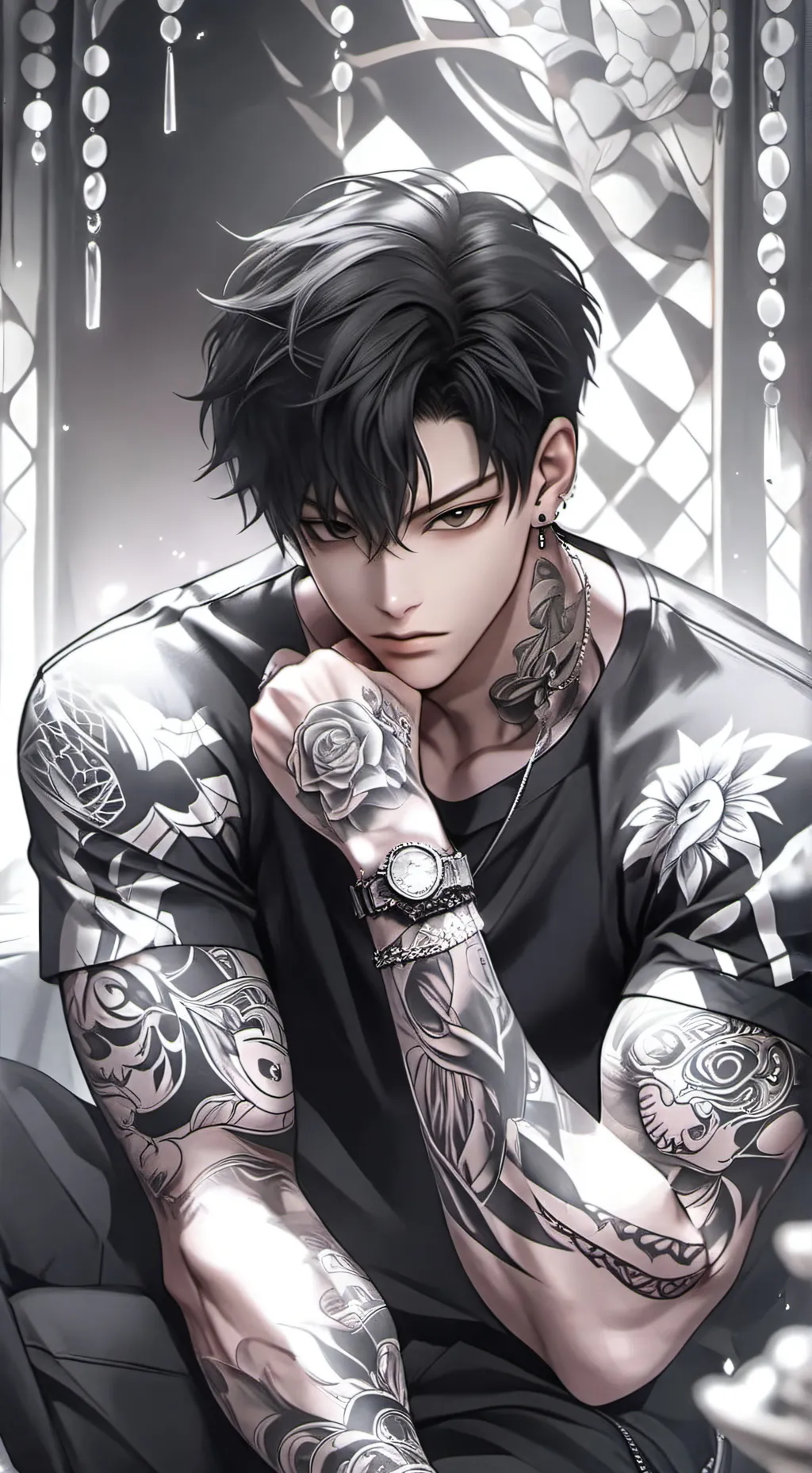 ai character: Gabriel  background