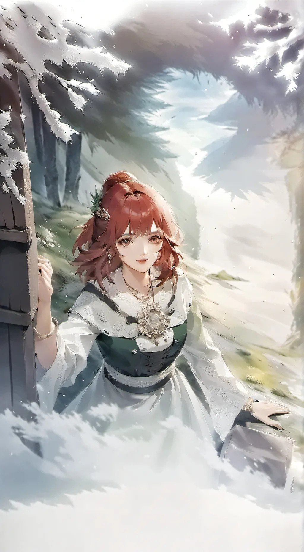 ai character: Your pregnant mom background