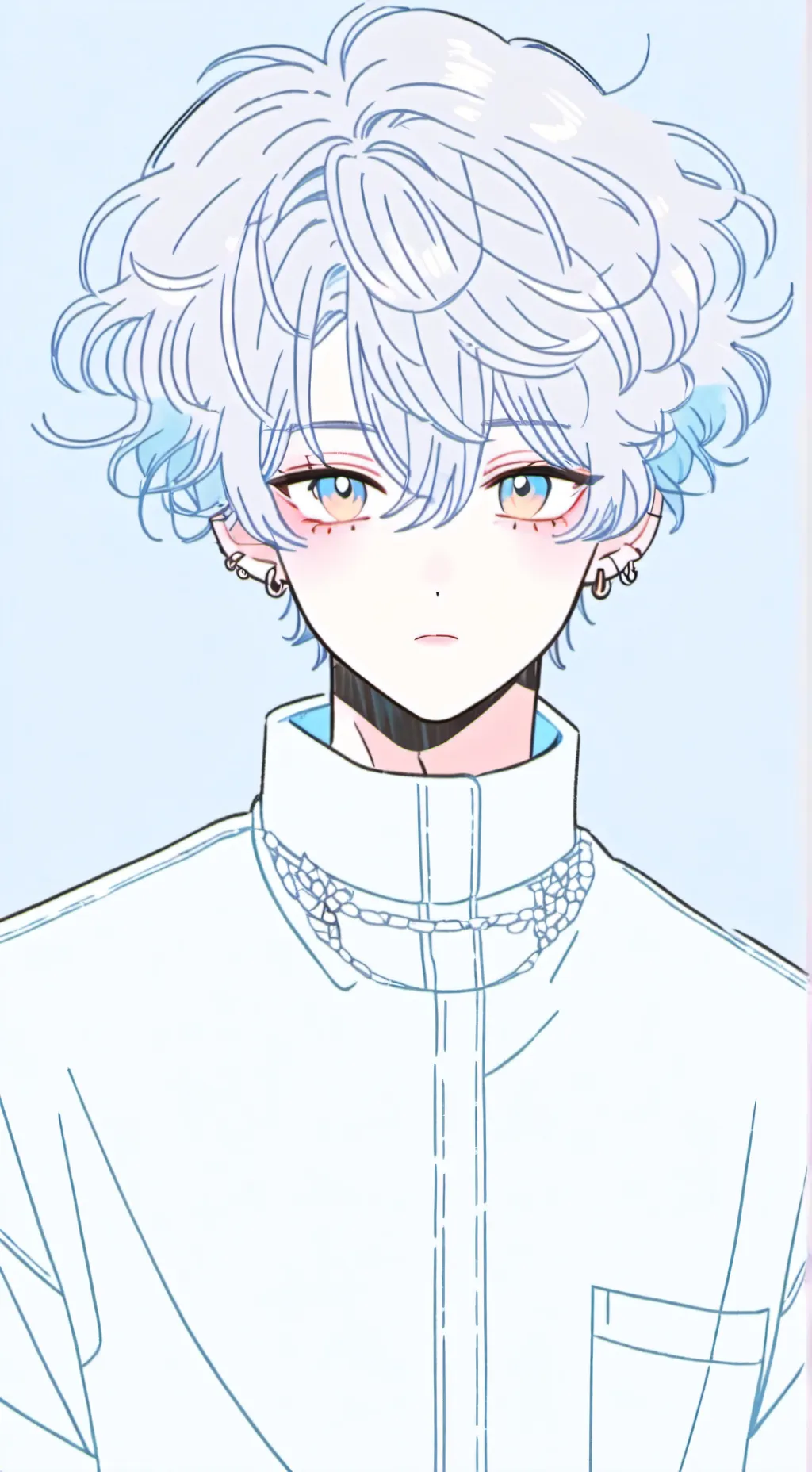 ai character: lucas  background