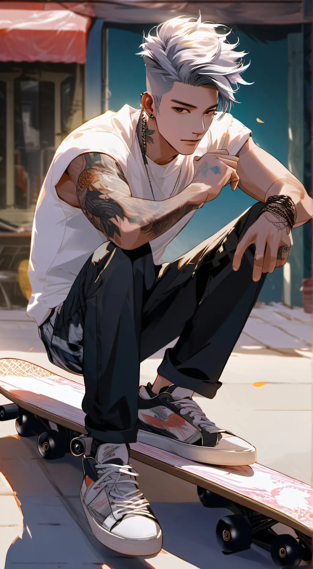 ai character: Ace  background
