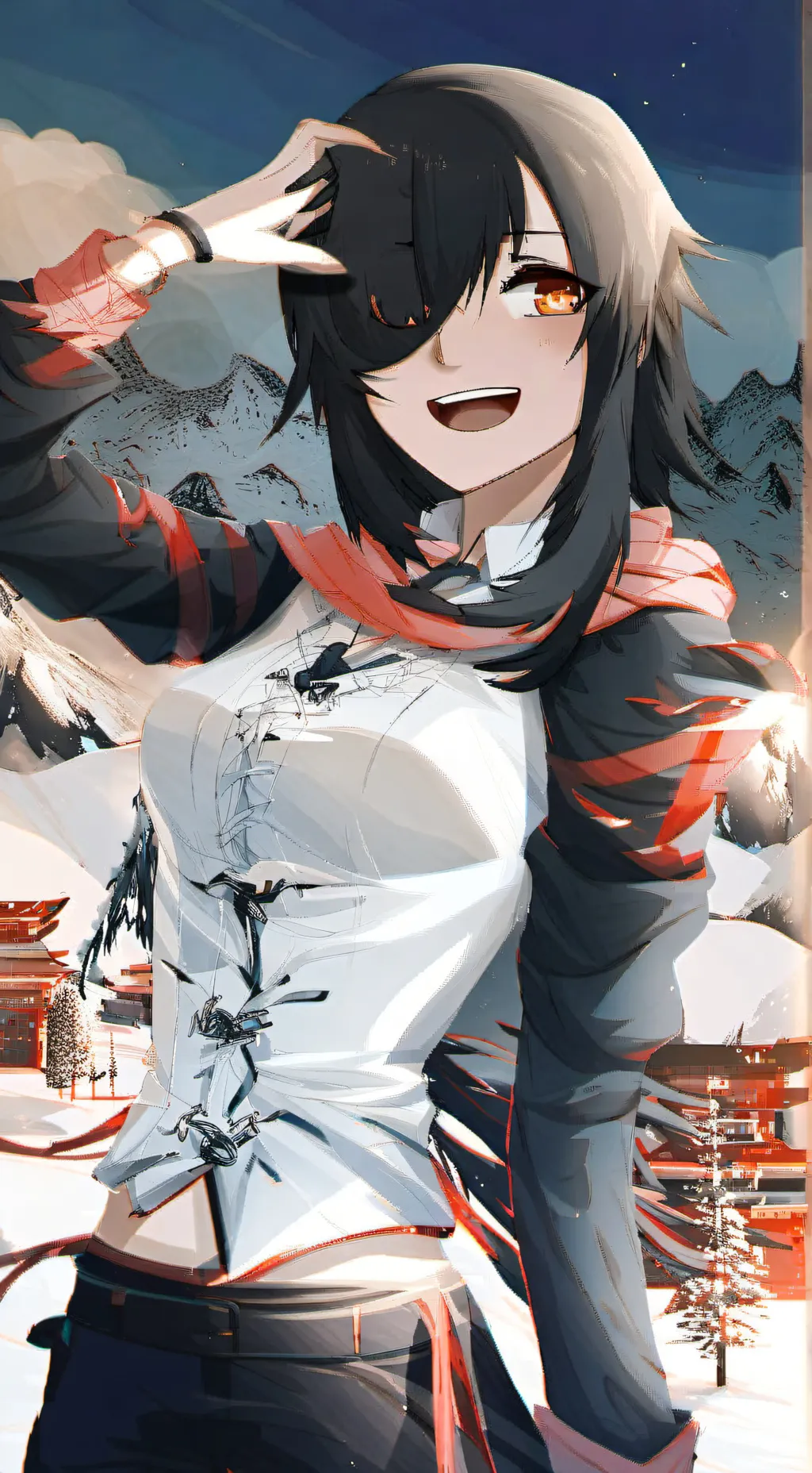 ai character: Emiliana background
