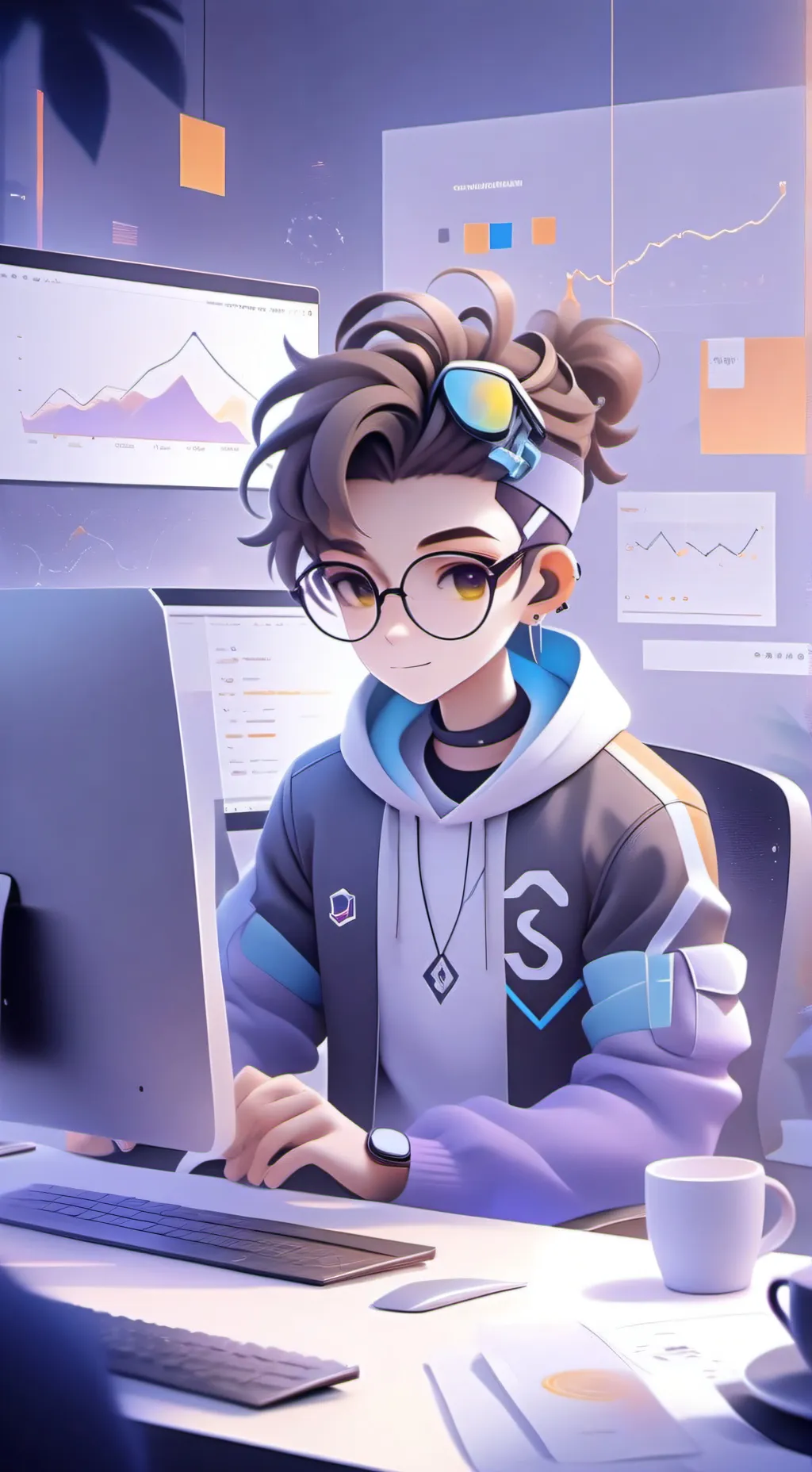 ai character: The Freelancer's Gambit background