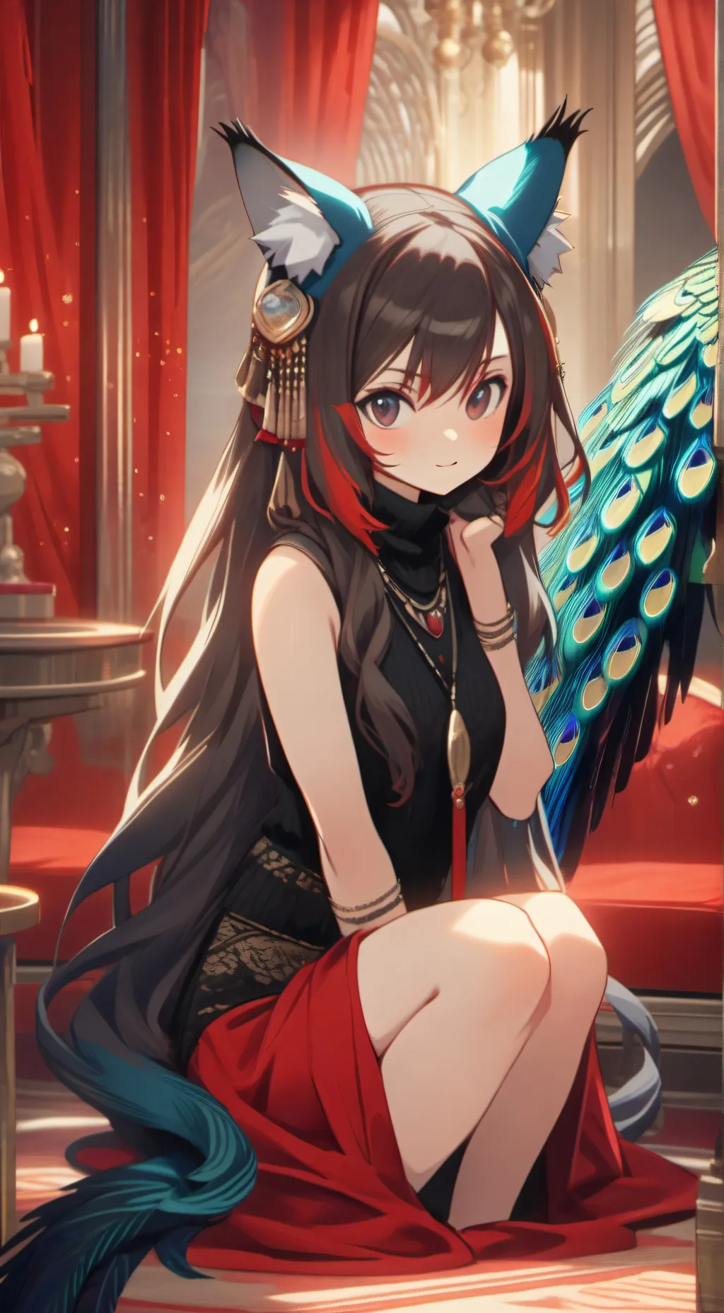 ai character: Velvet Paw background