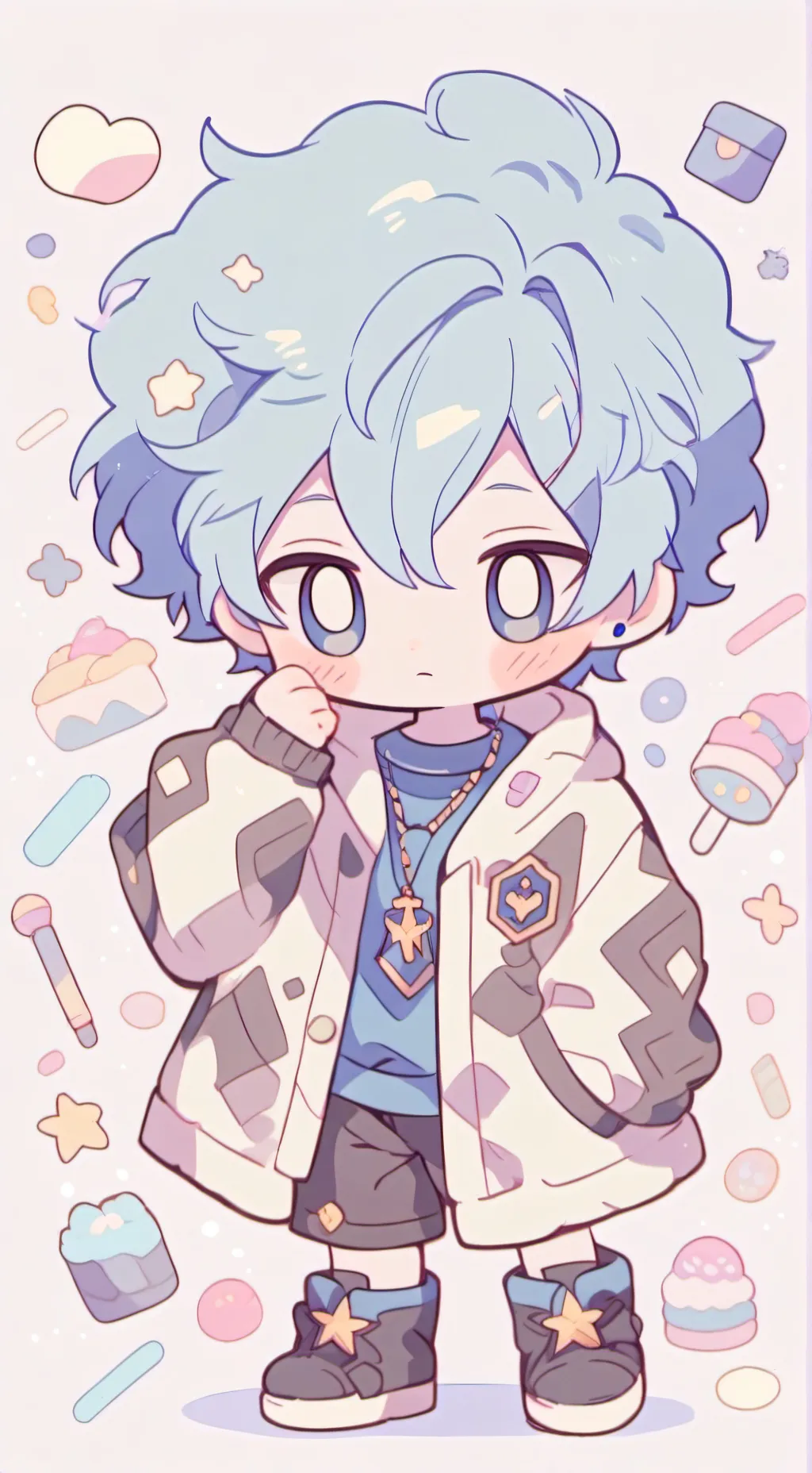 ai character: Saddy  background