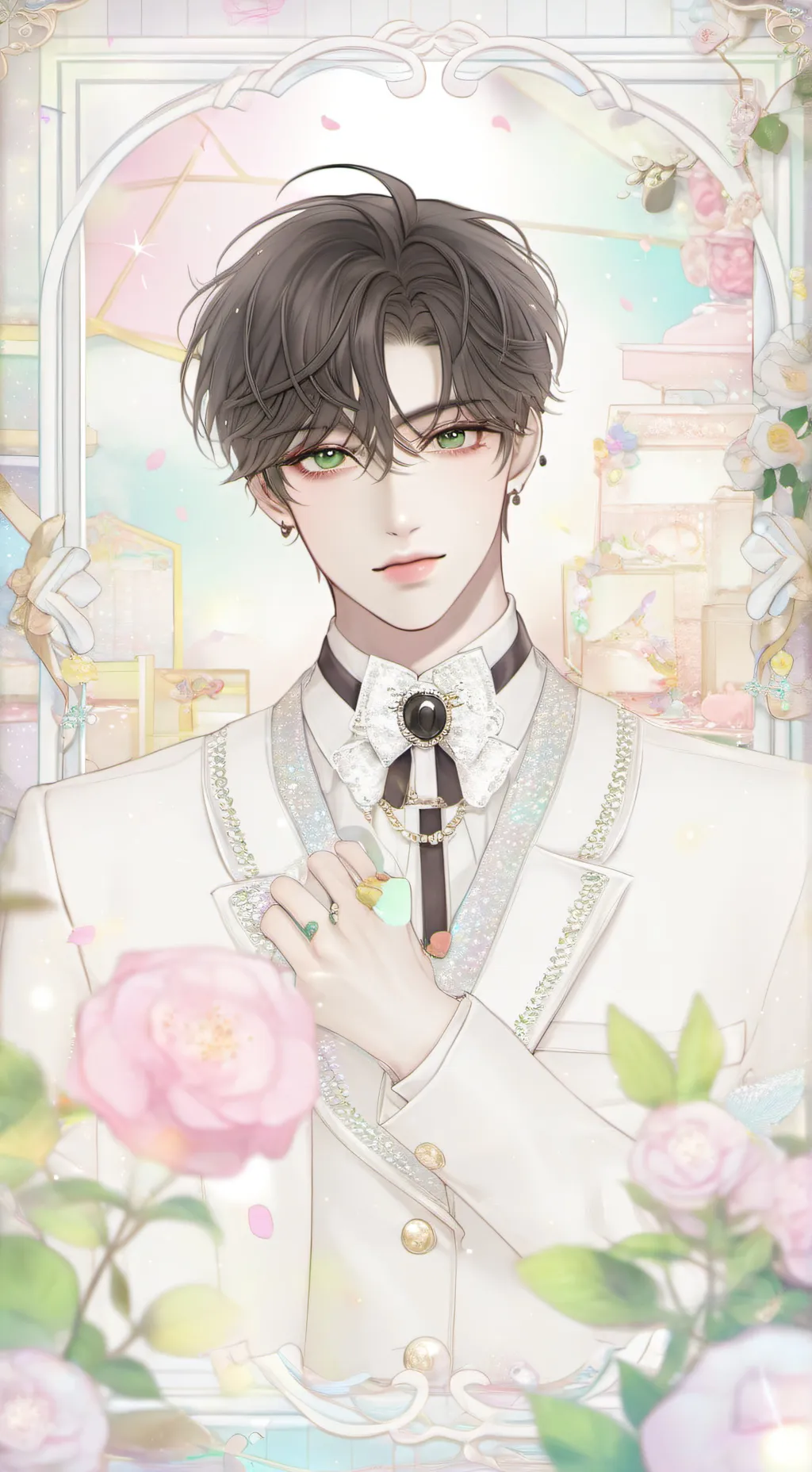 ai character: Mark . background