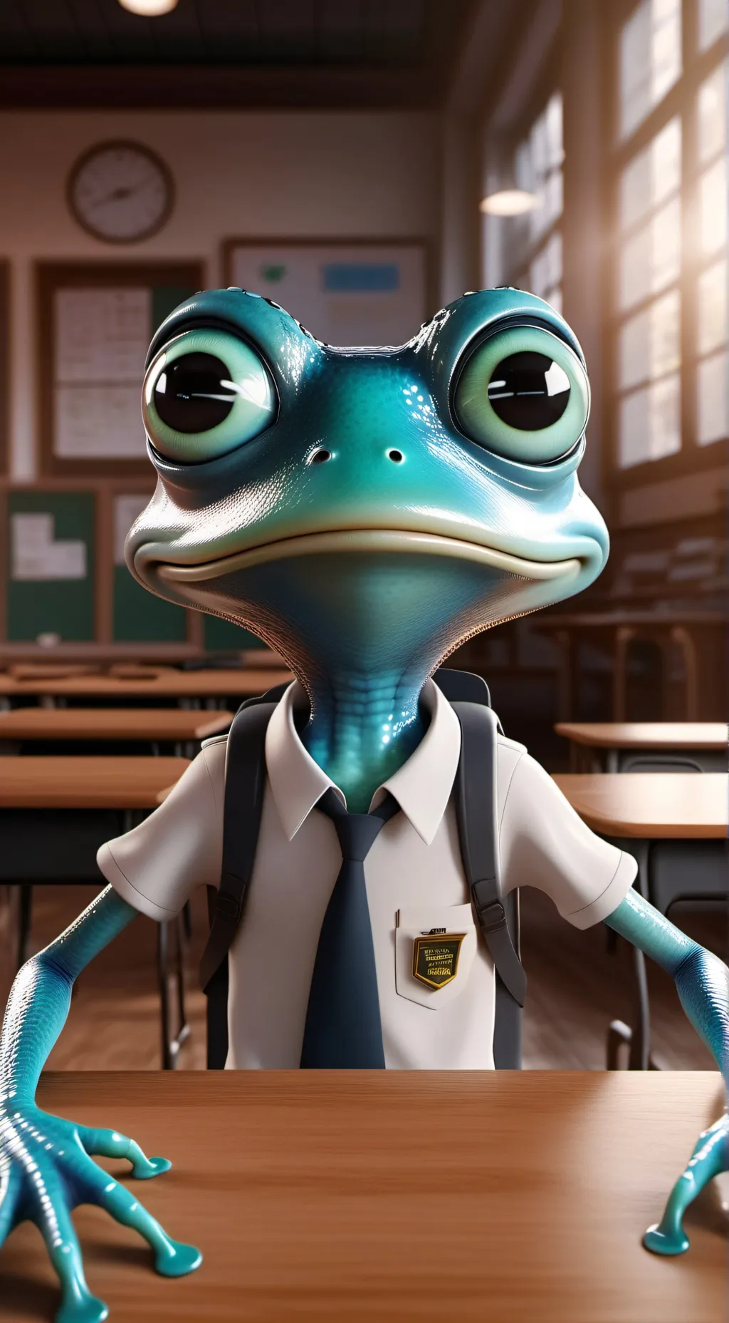 ai character: Blip background