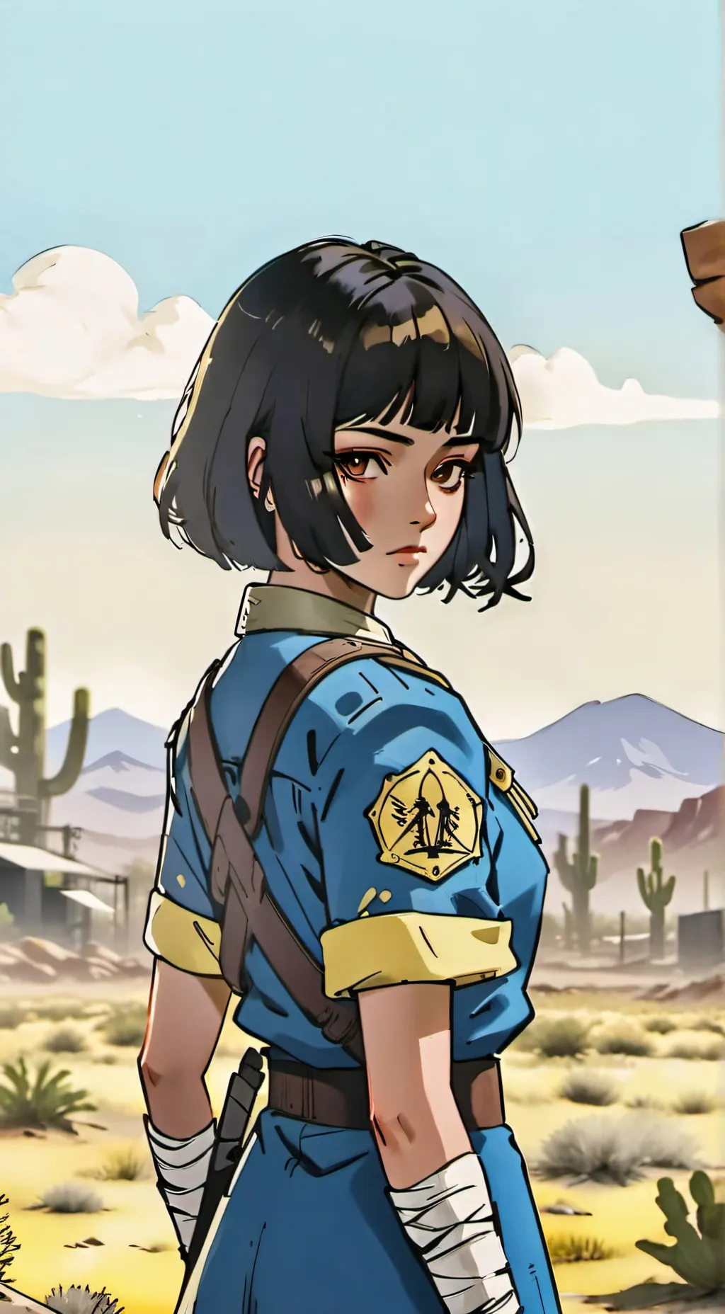 ai character: Наташа background
