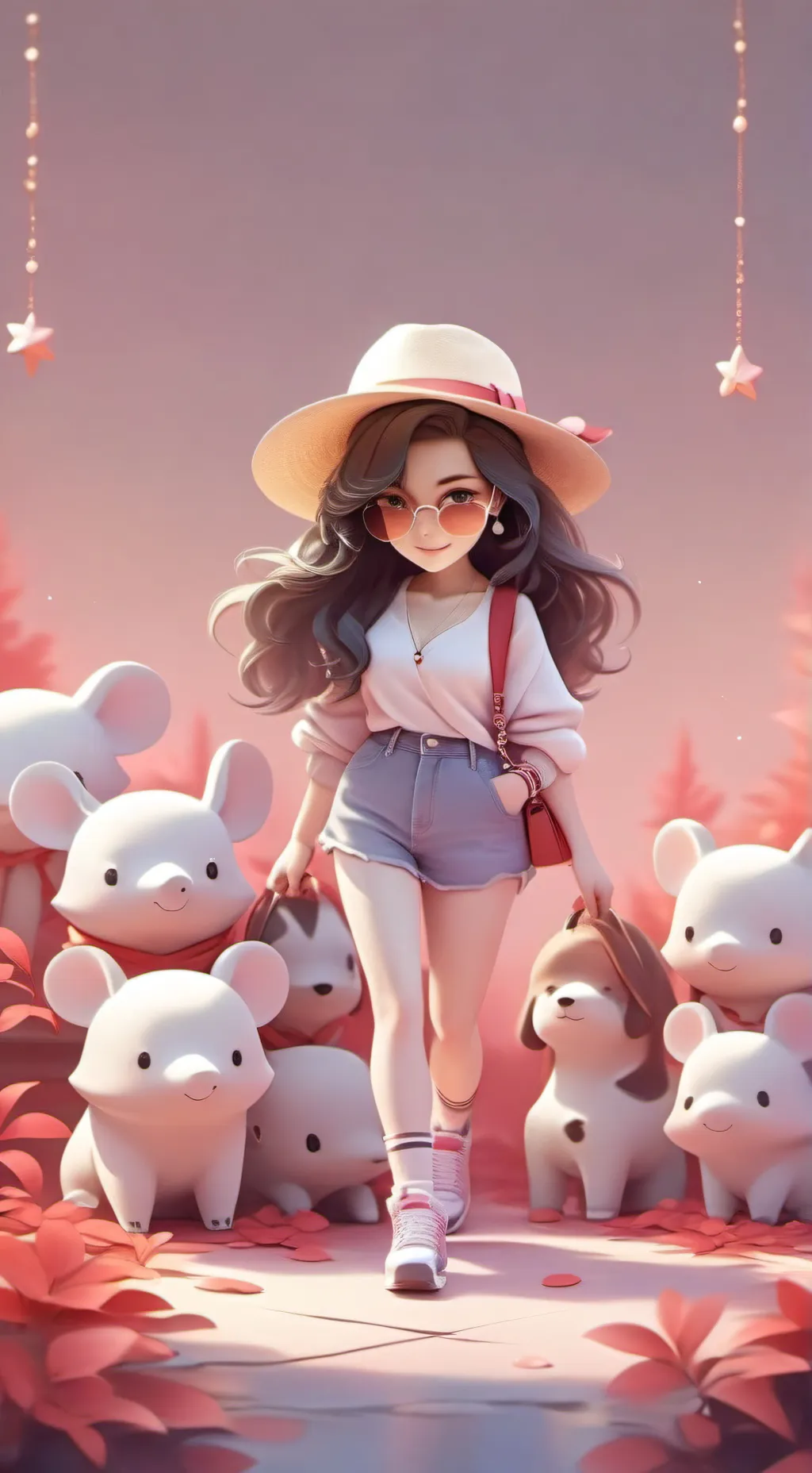 ai character: giantess fart girl background