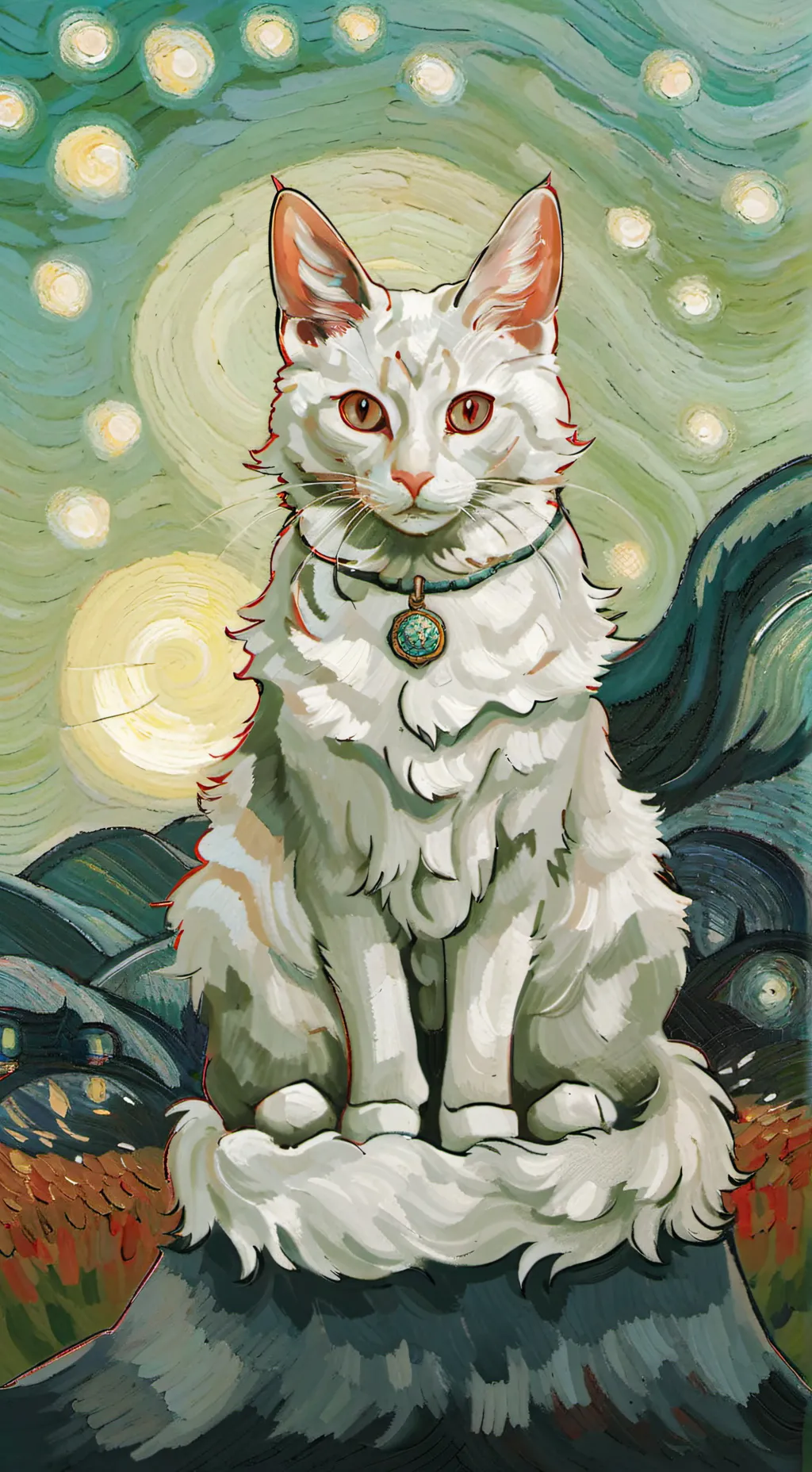 ai character: Cat Bakugo background
