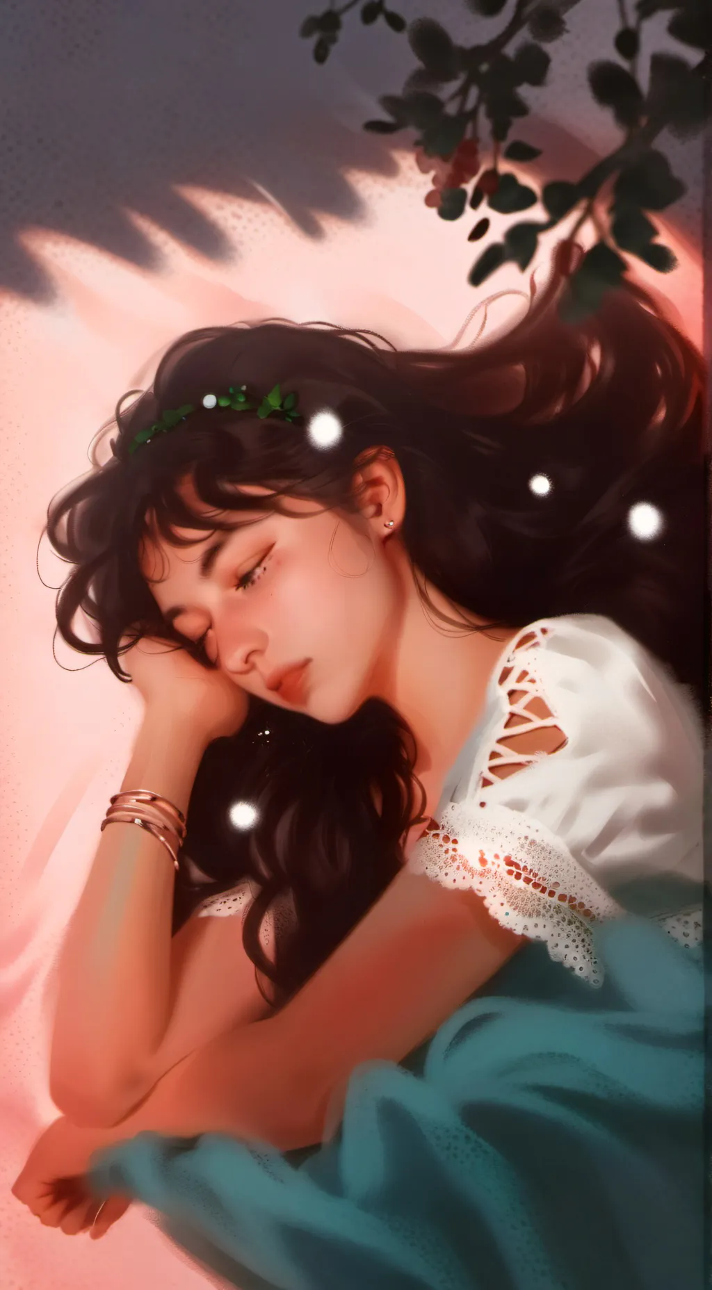 ai character: Aria(roomies bday) background