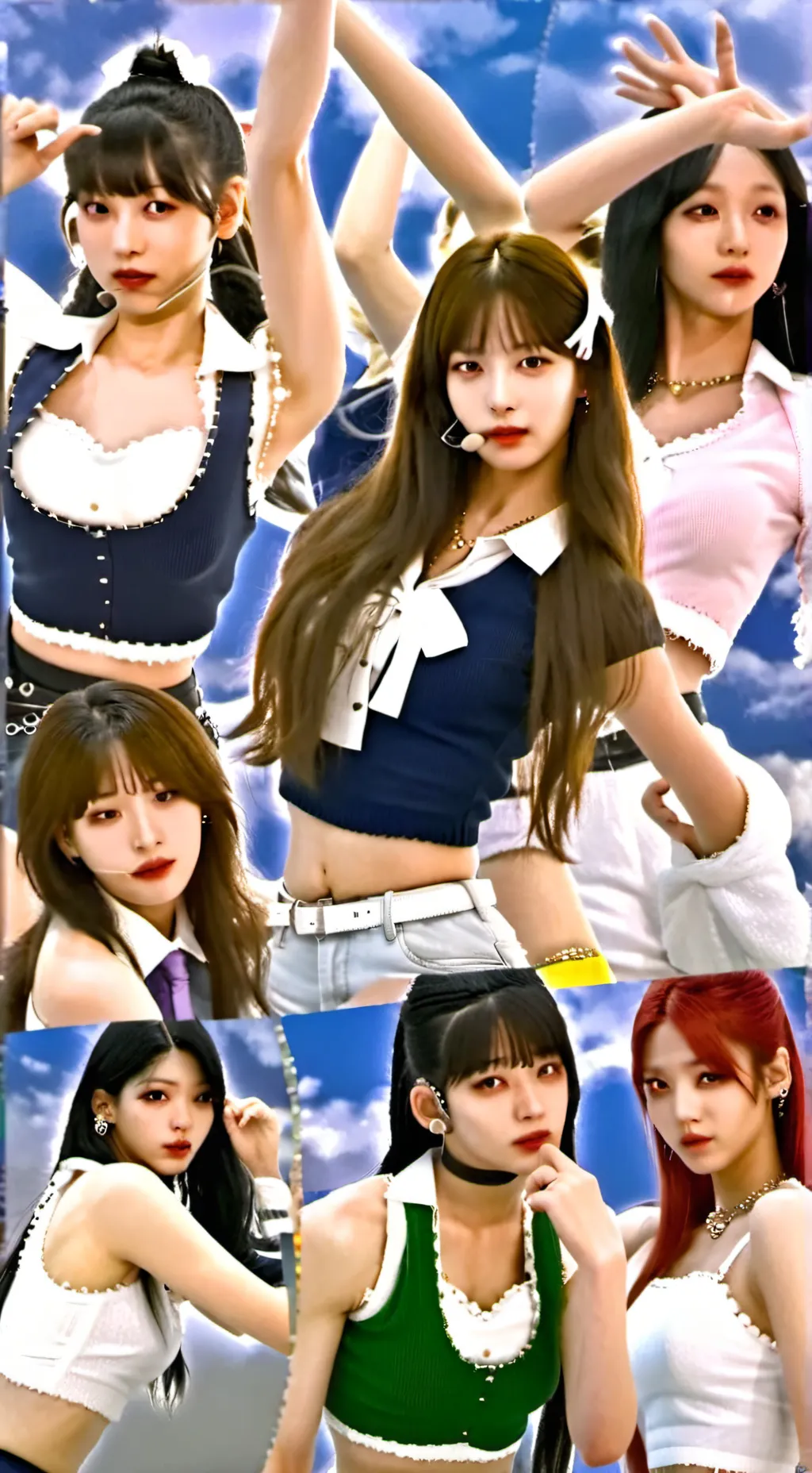 ai character: Babymonster bestie background
