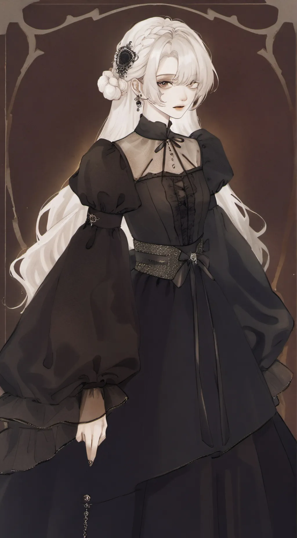 ai character: blot-? :3 background