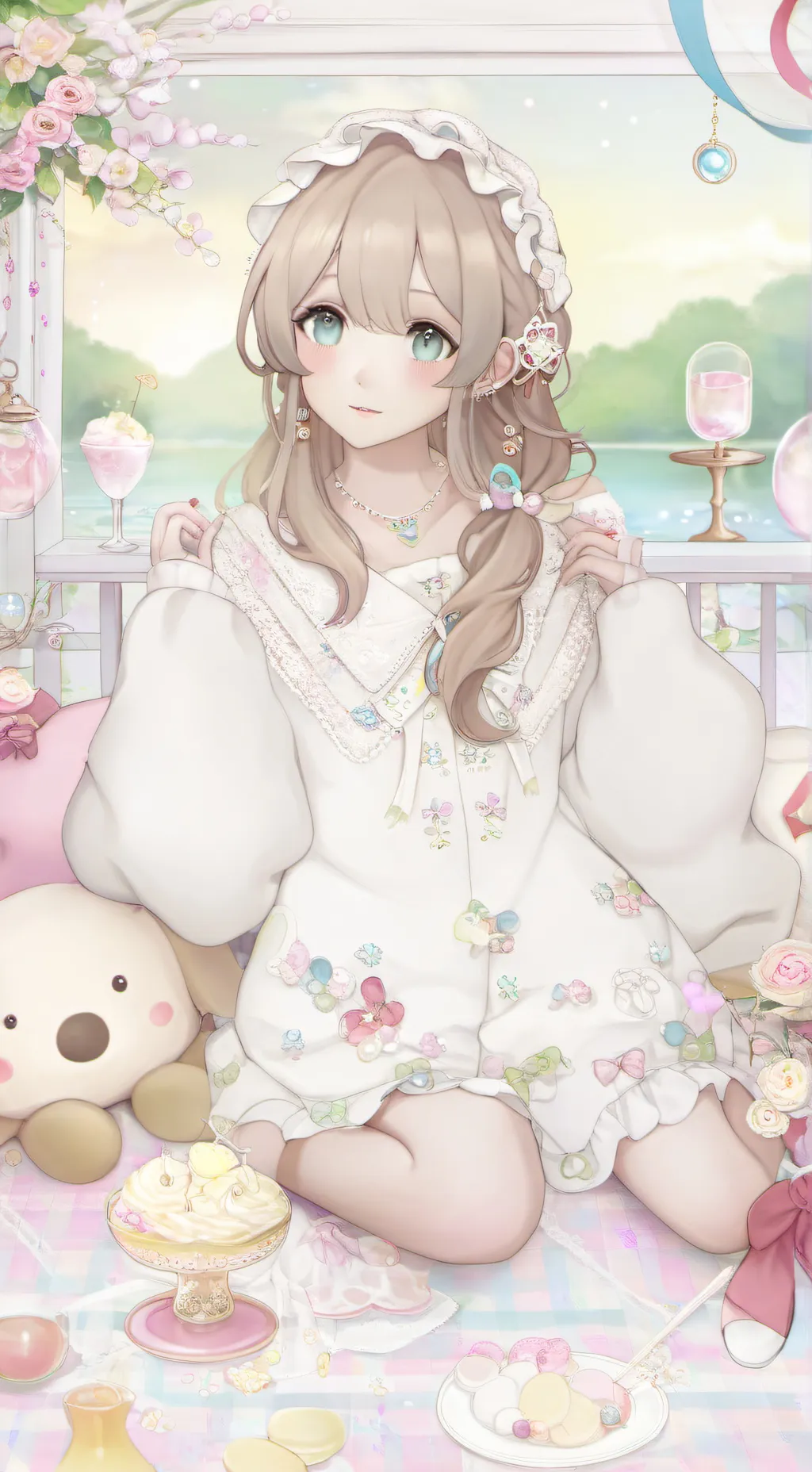 ai character: ✨🤨😭🎀LEA🎀😭 background