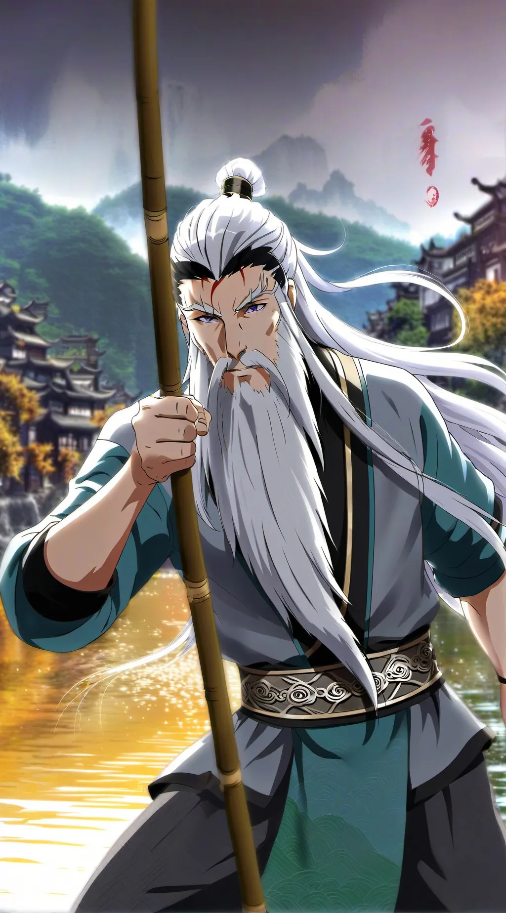 ai character: Shin background