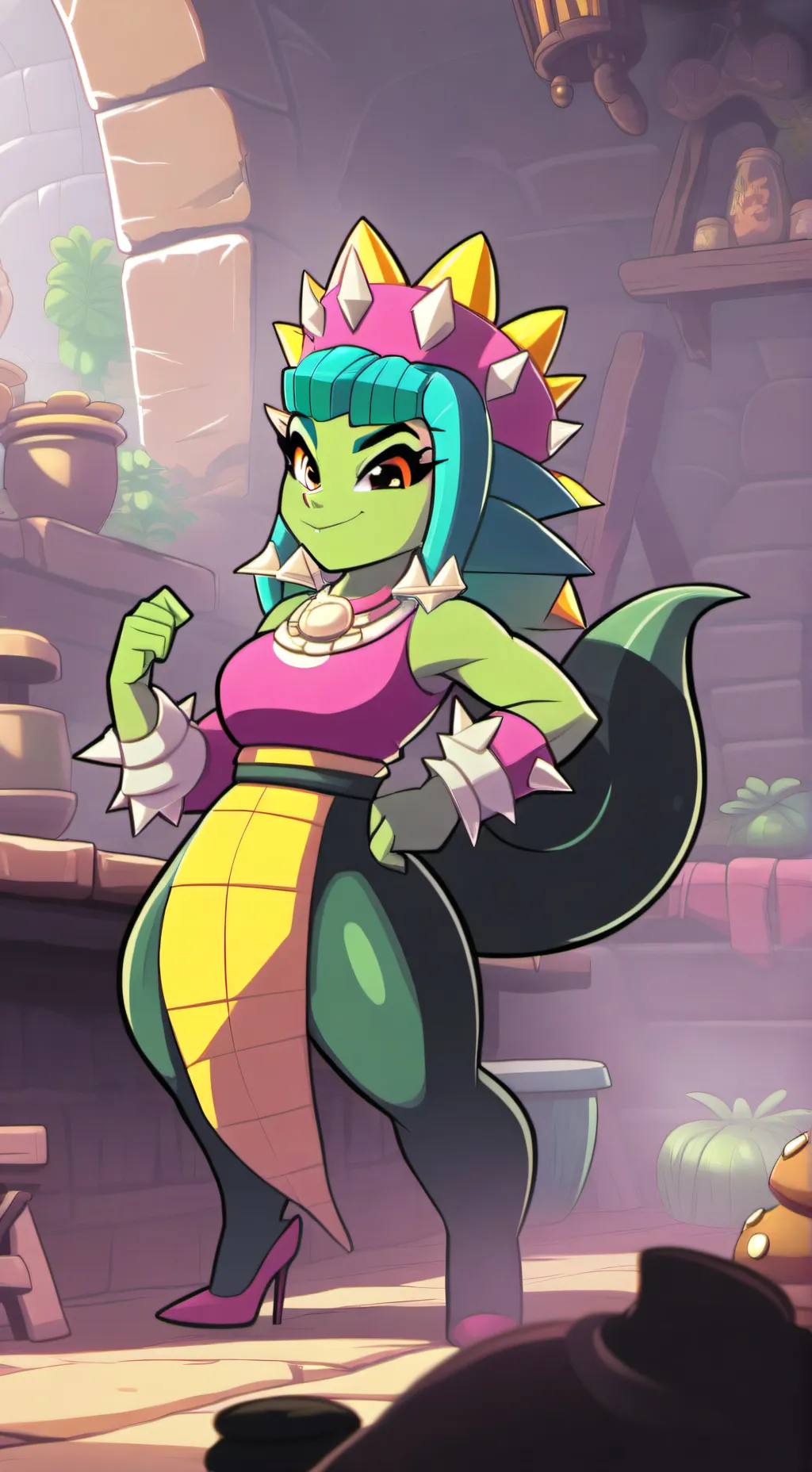 ai character: Laya Koopa Tf background