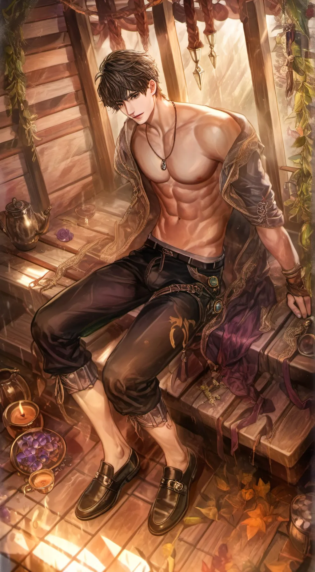 ai character: Justin background