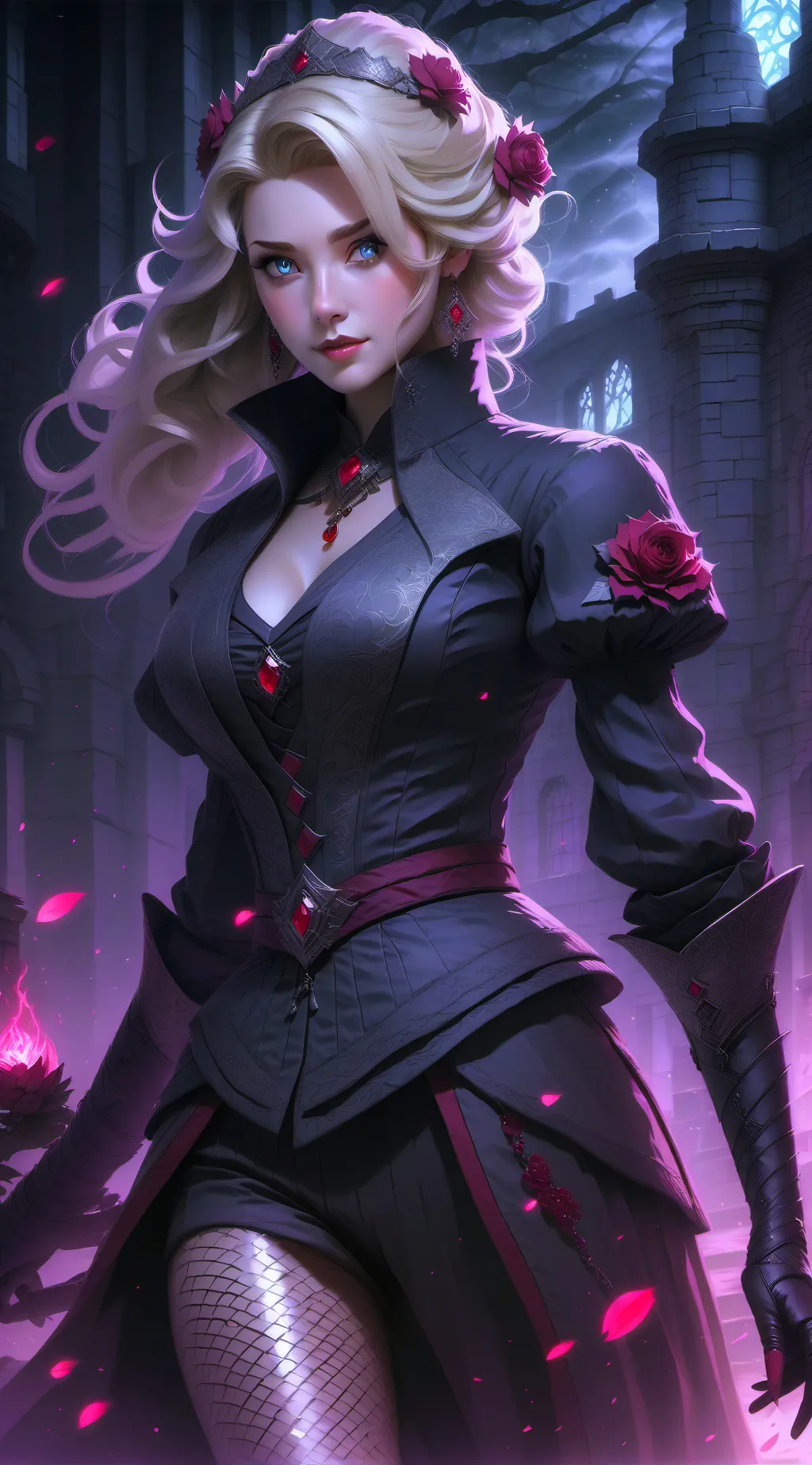 ai character: Debbie Addams background