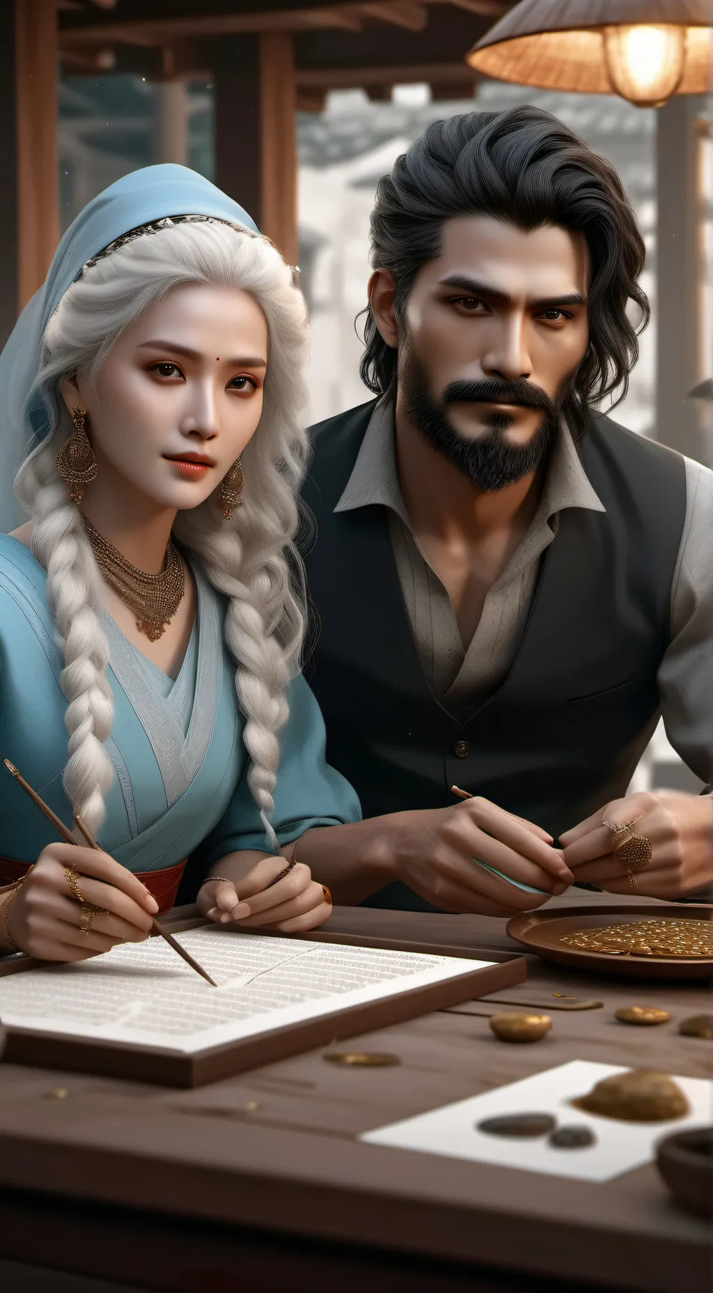 ai character: Bts background
