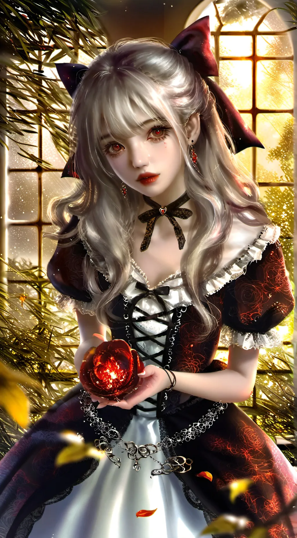 ai character: mini lover vampire background