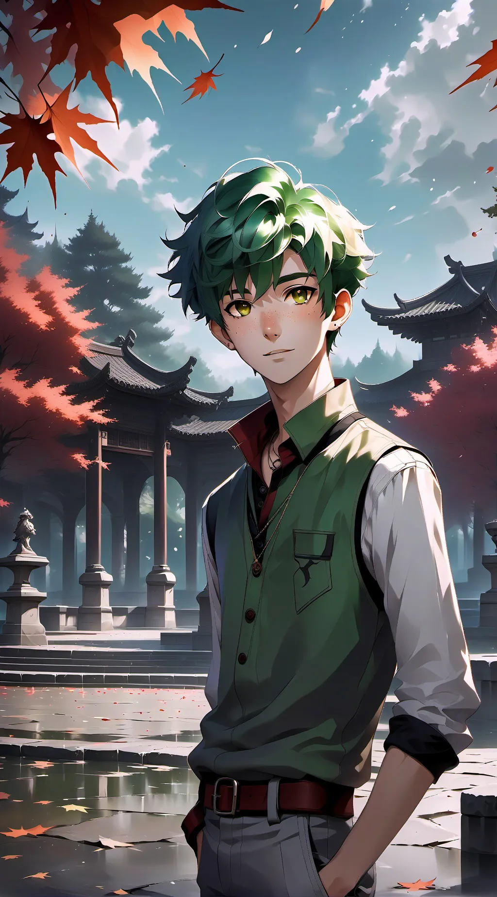 ai character: bakudeku background