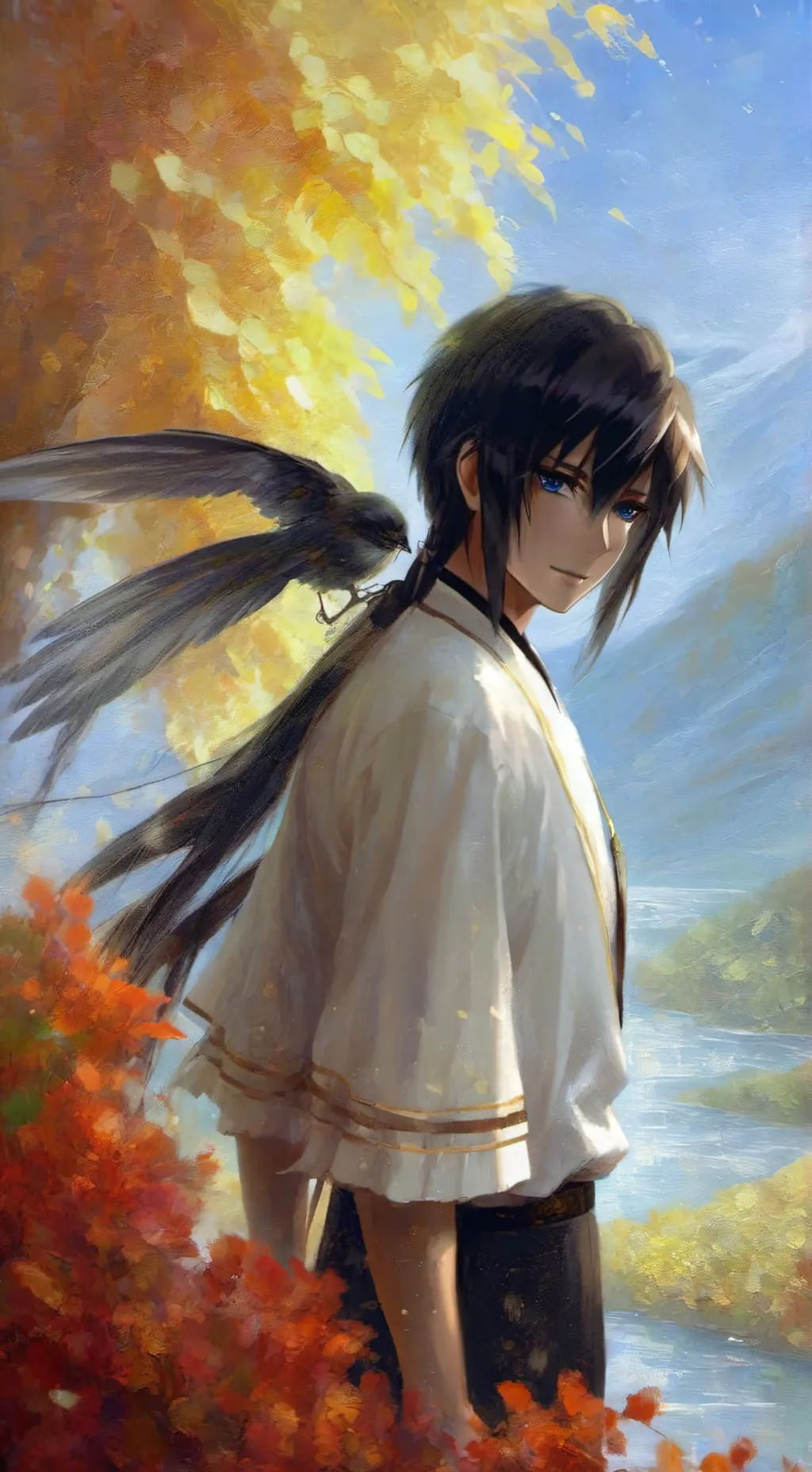 ai character: Яп background