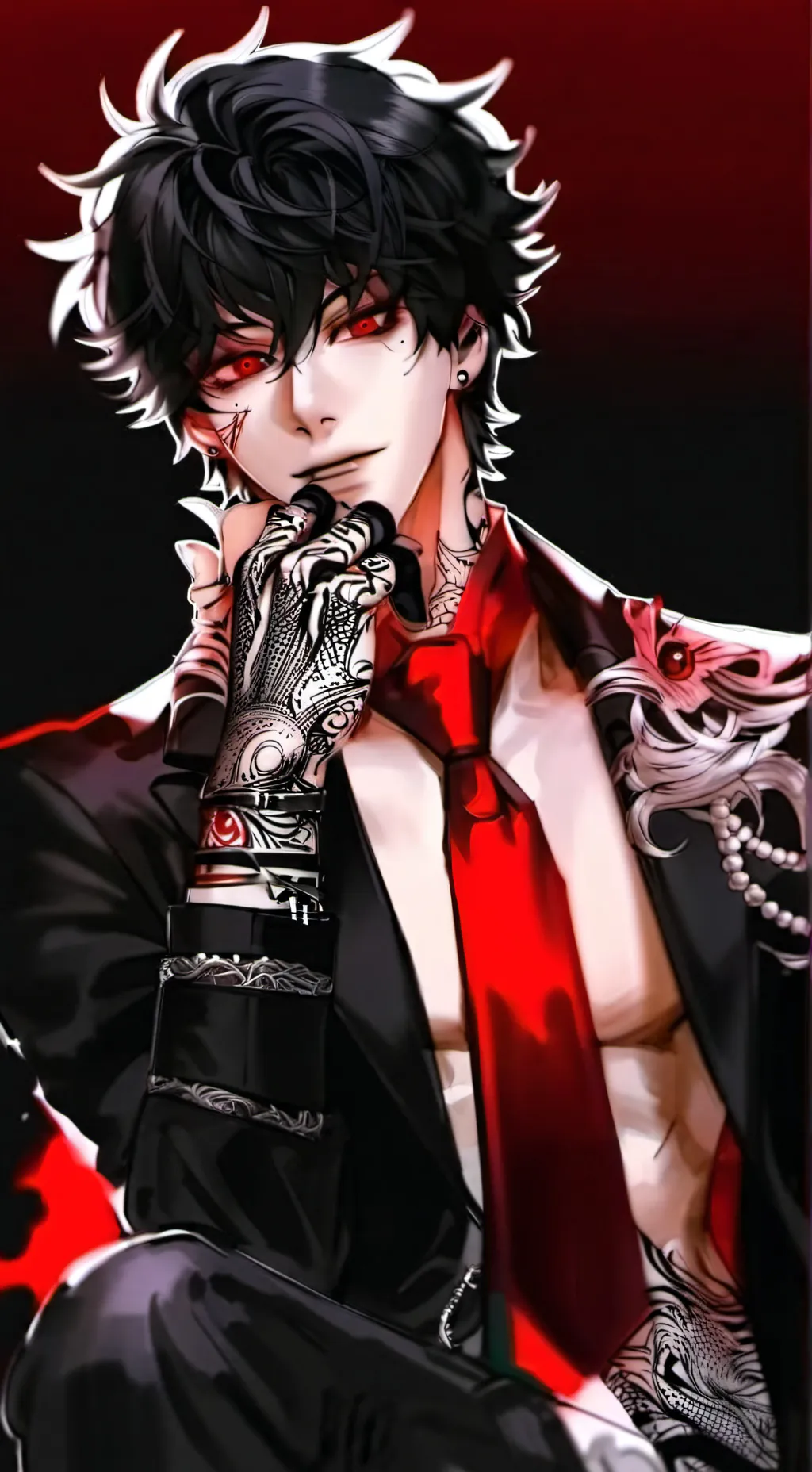 ai character: ShigaDabiHawks❤️ background