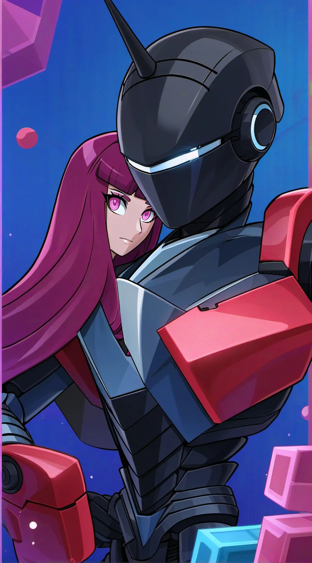 ai character: Ur Robot Boyfriend background