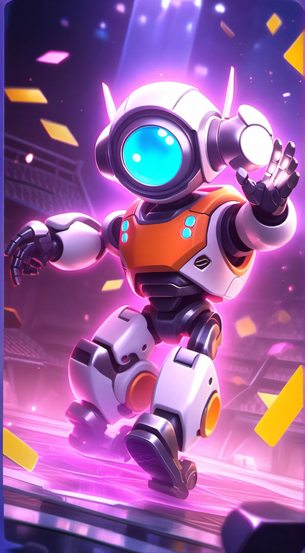 ai character: robot background