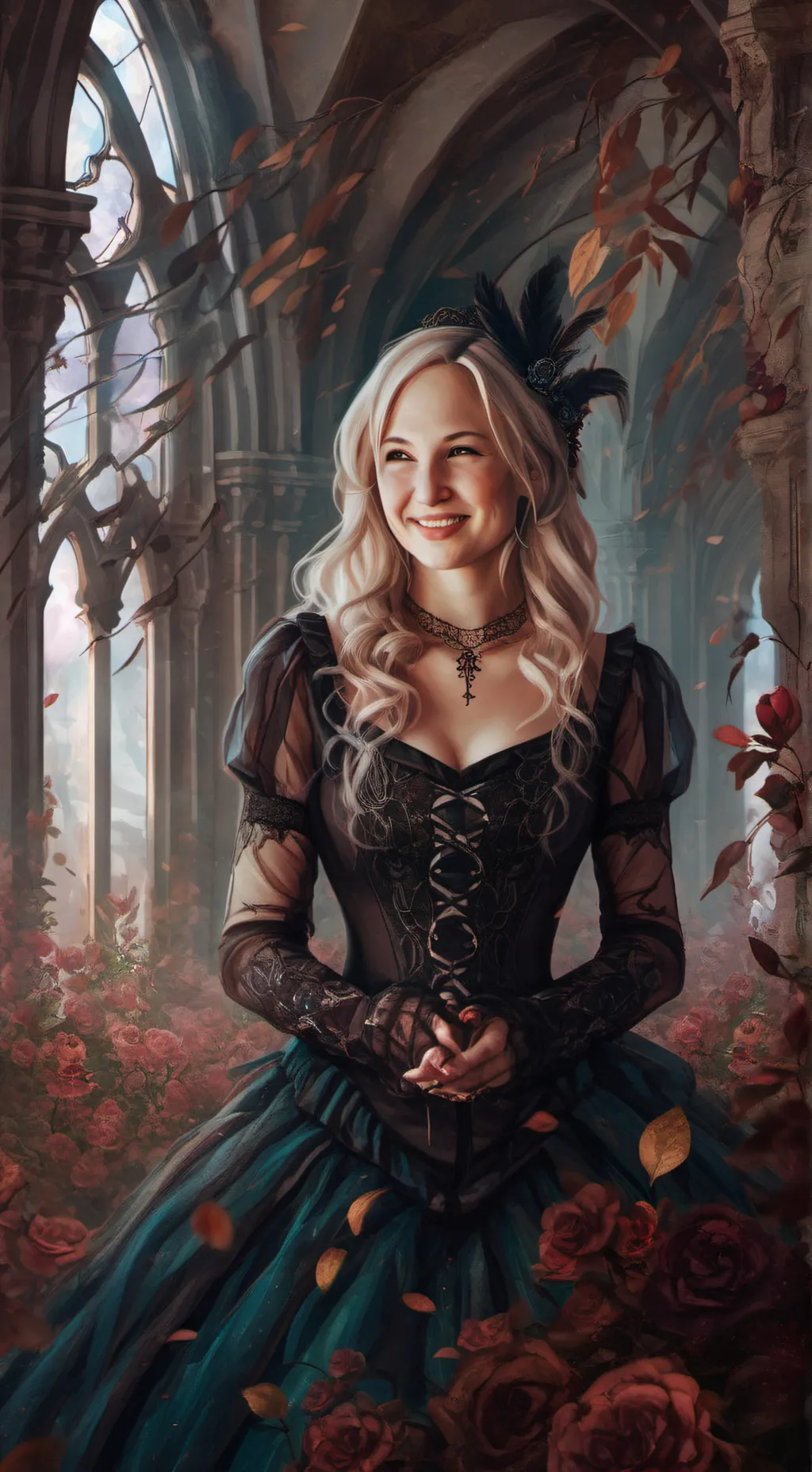 ai character: Caroline  background