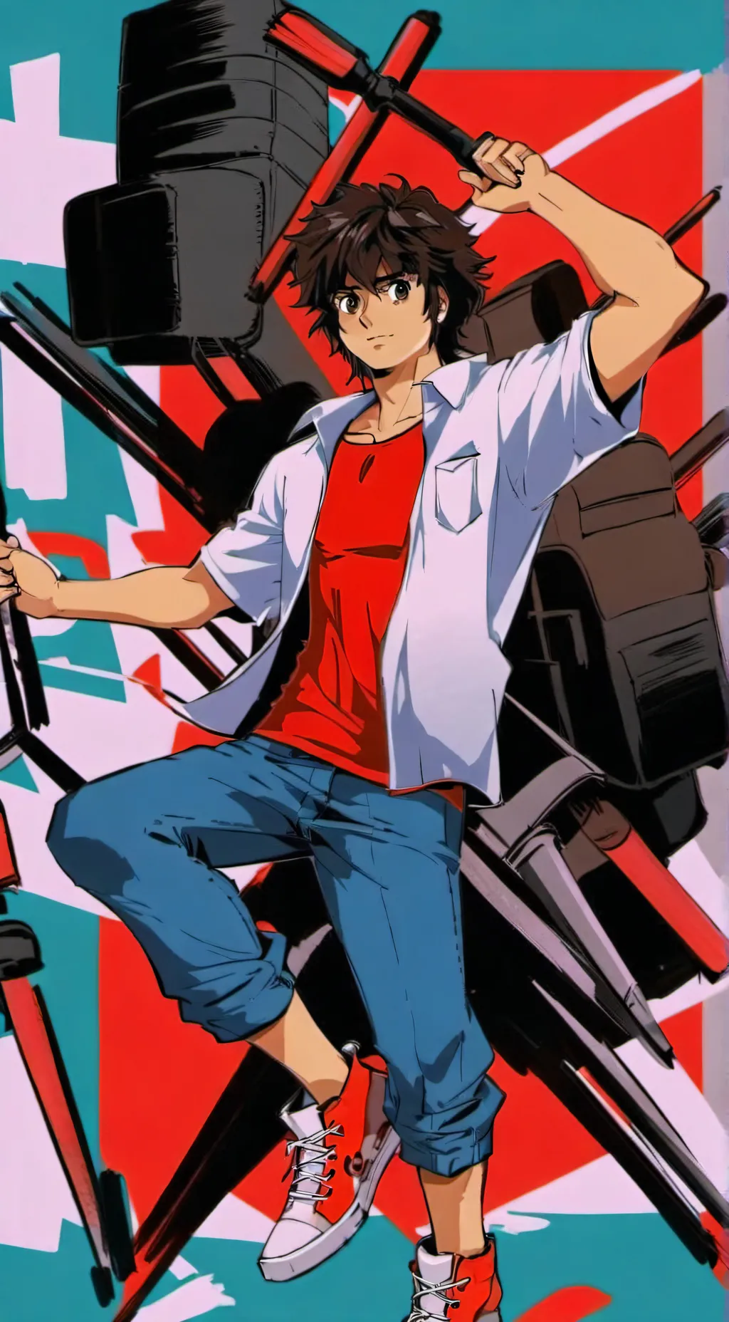 ai character: Seiya de Pegaso background