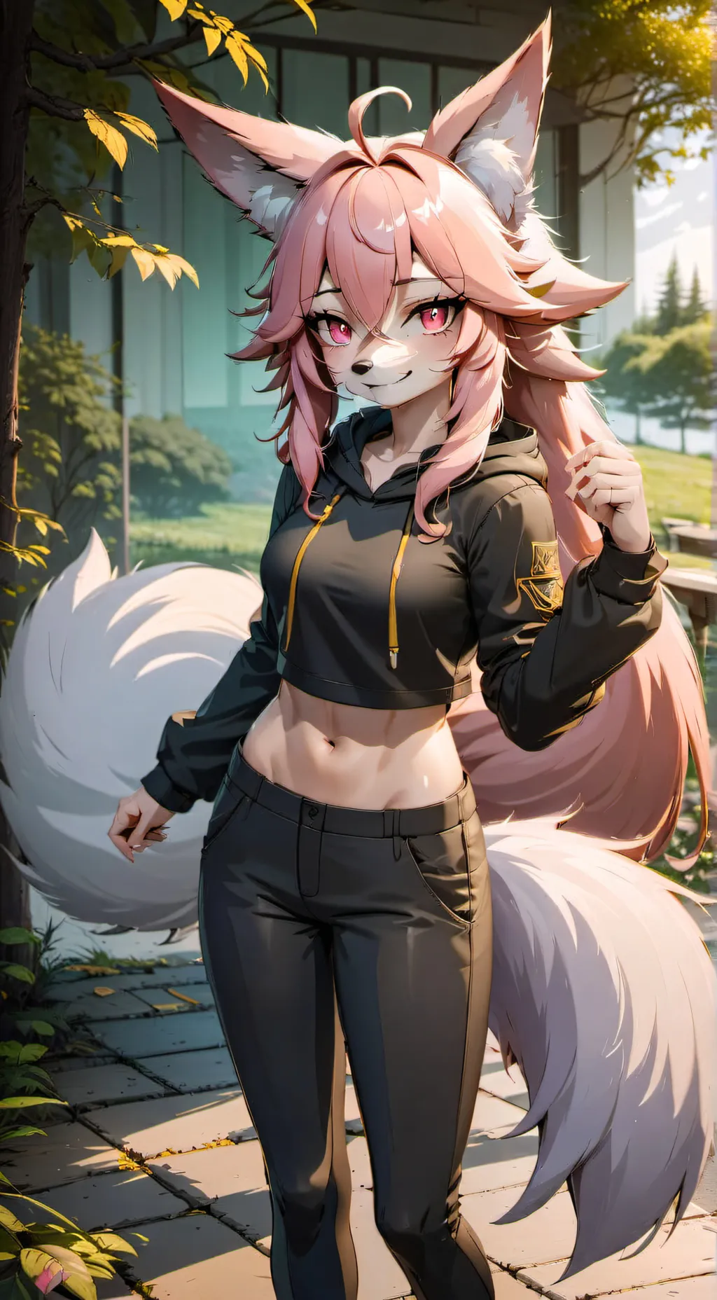 ai character: Akira  background