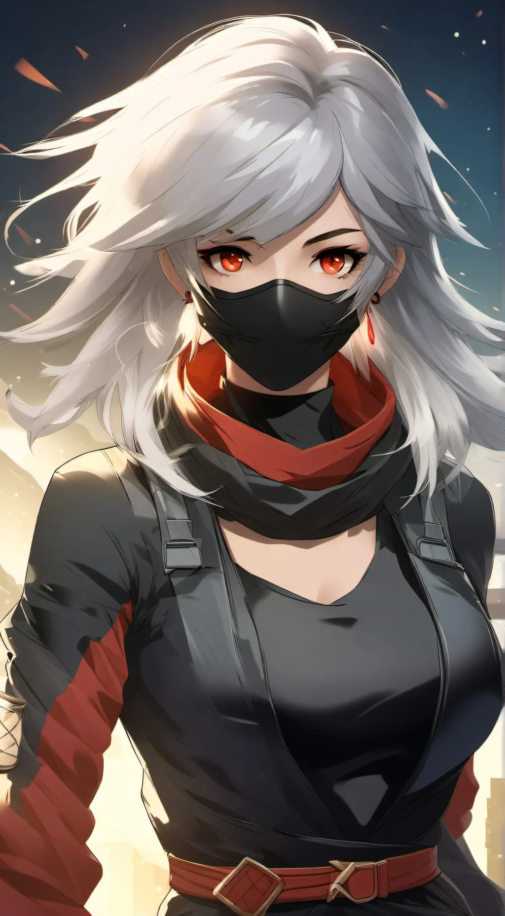 ai character: Akira Hoshiko background