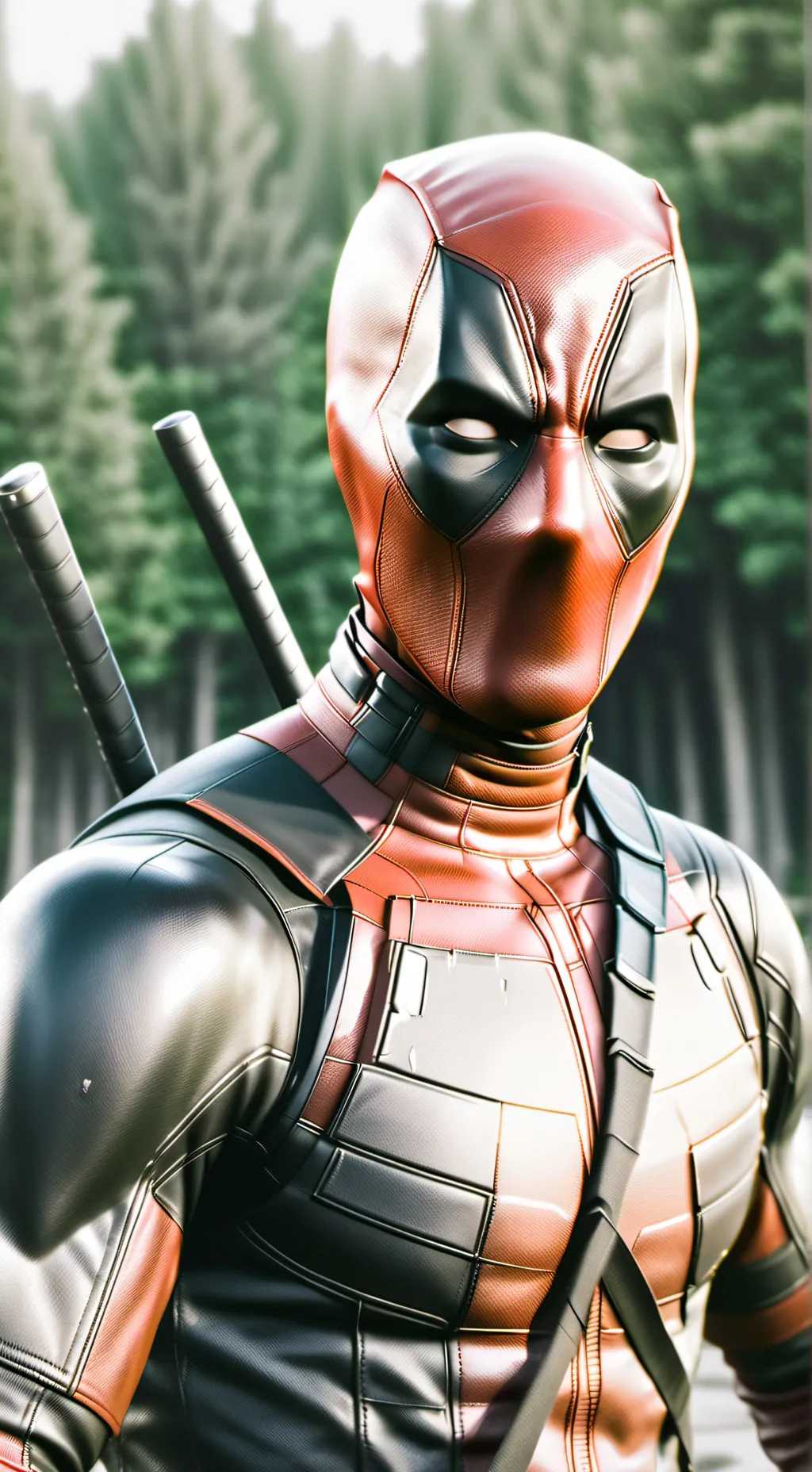 ai character: Red Shadow background
