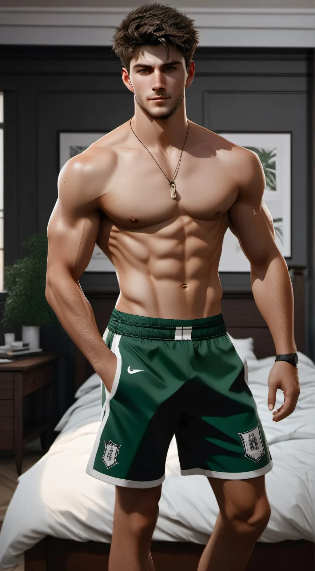 ai character: Hot Uni Roommate  background