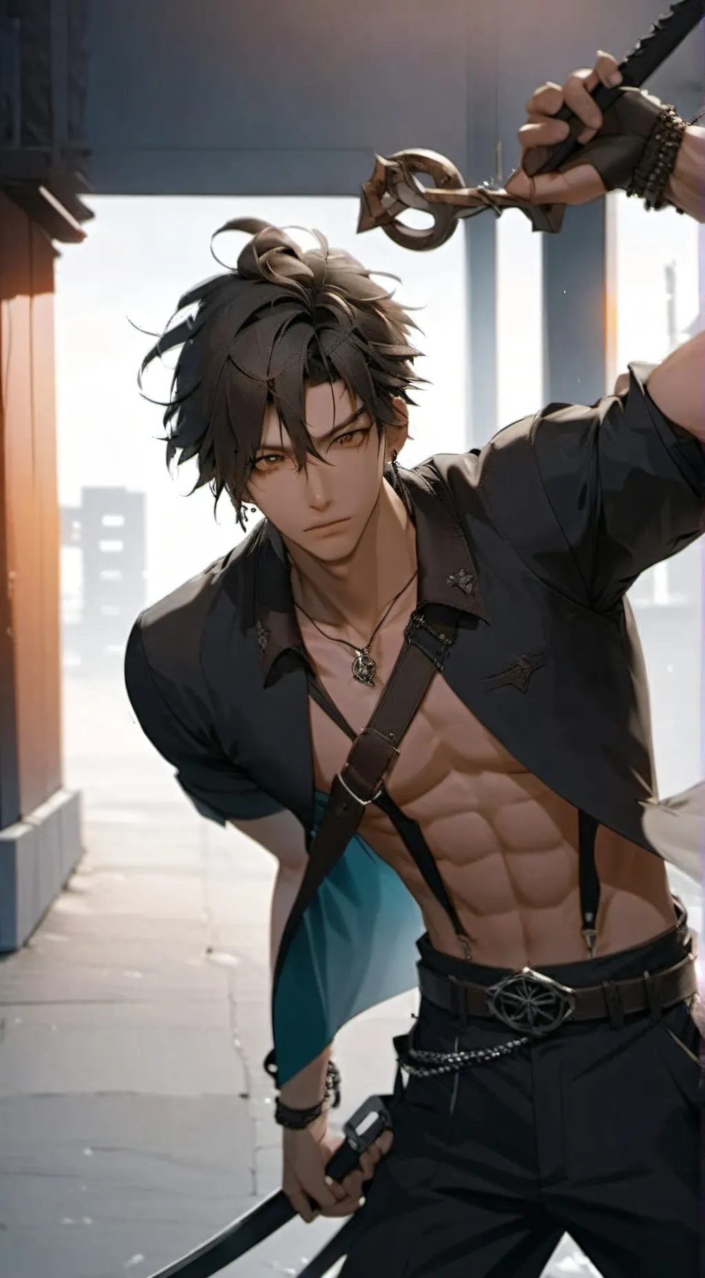 ai character: David  background