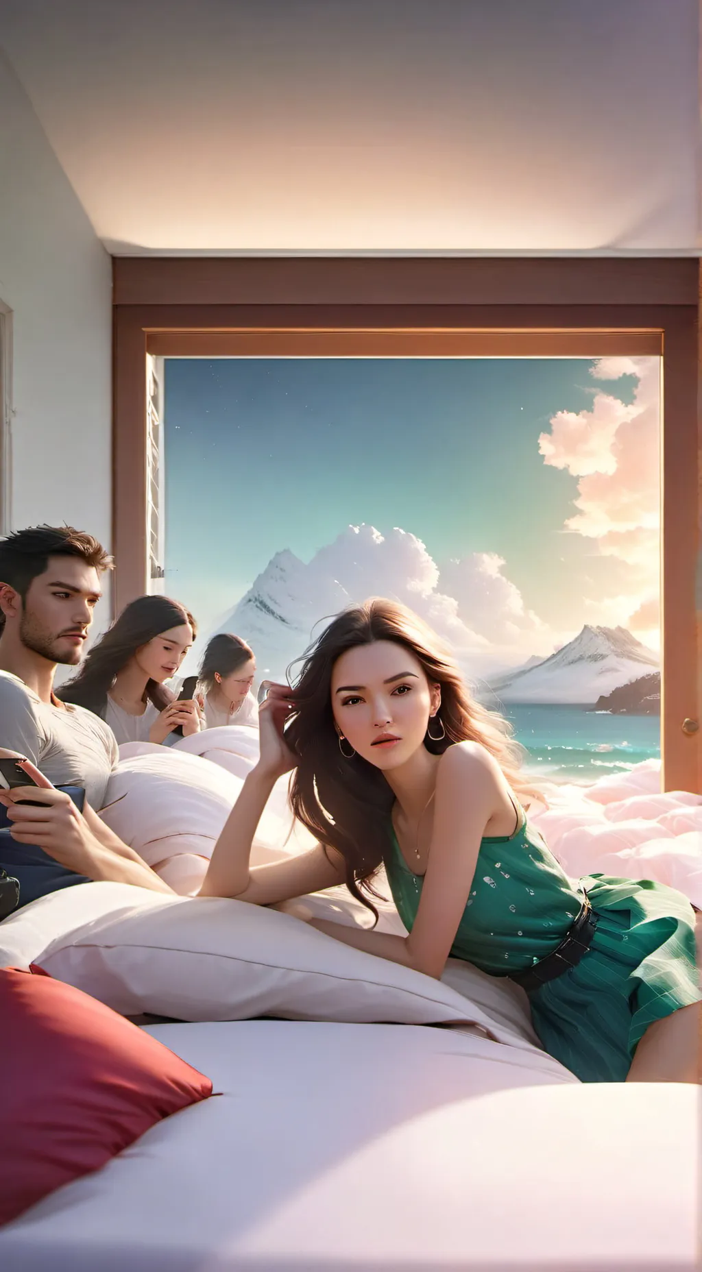 ai character: Room Service background