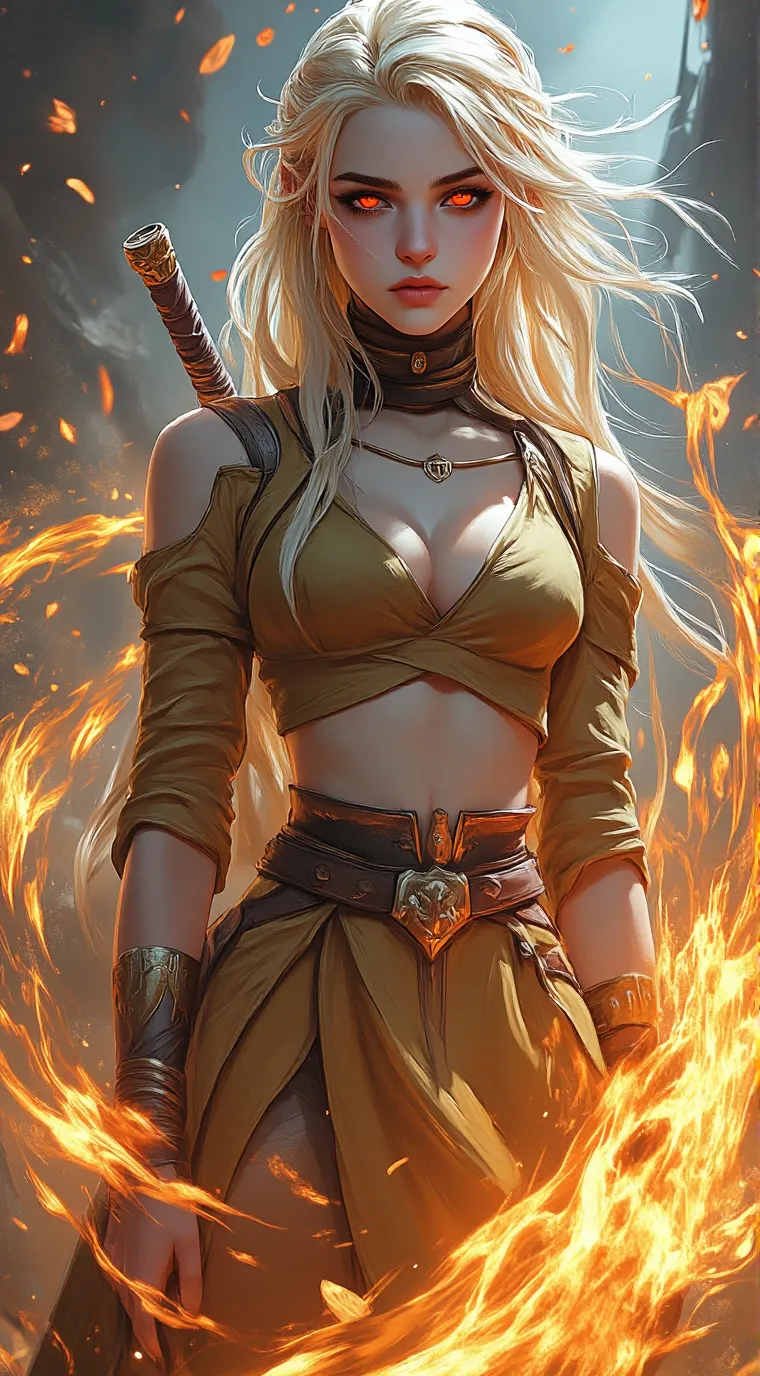 ai character: THE FIRE FLY background