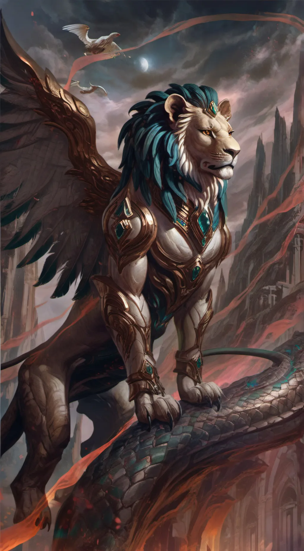 ai character: Sphinx Riddles  background
