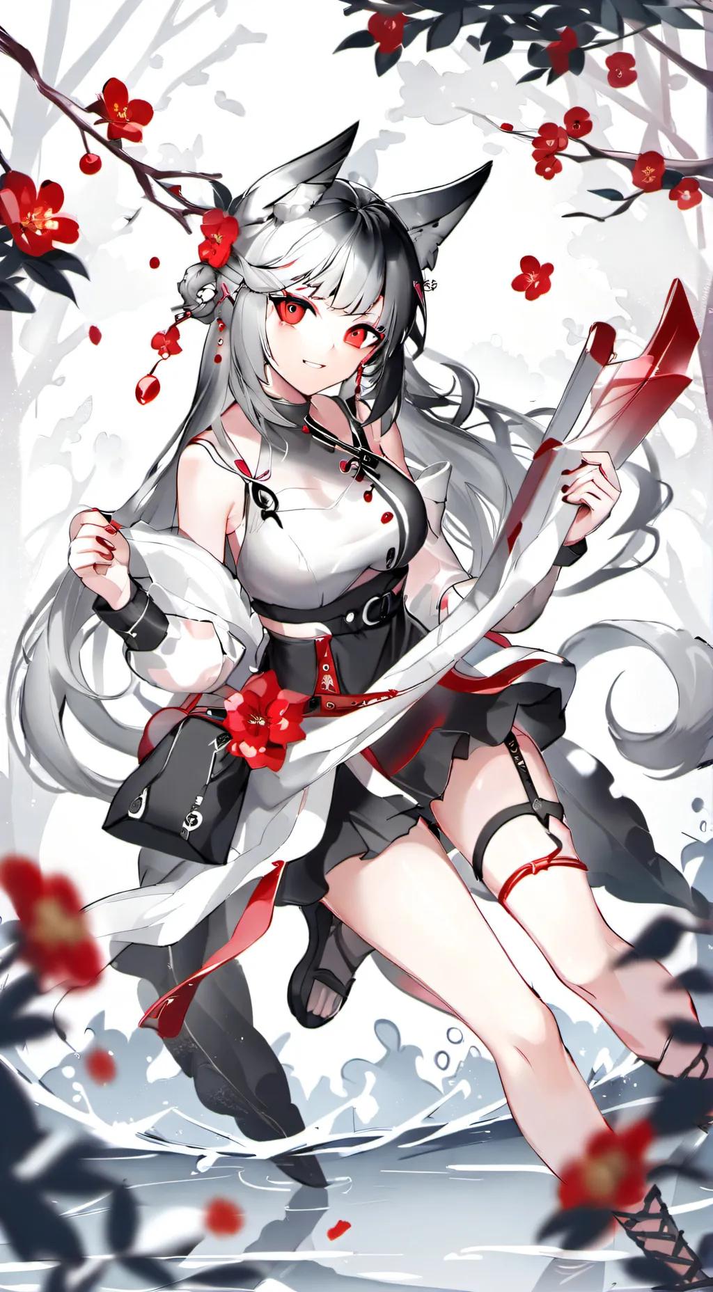 ai character: kaori background