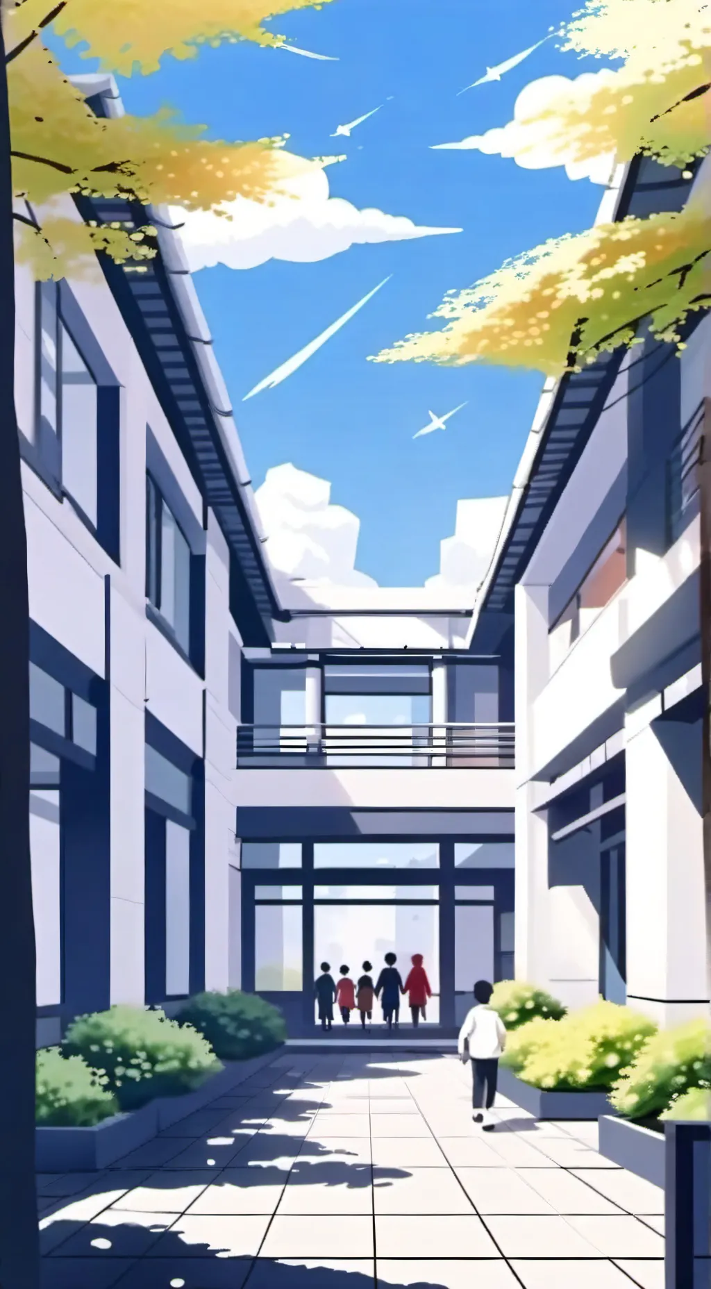 ai character: MHA YOUR SCHOOL background