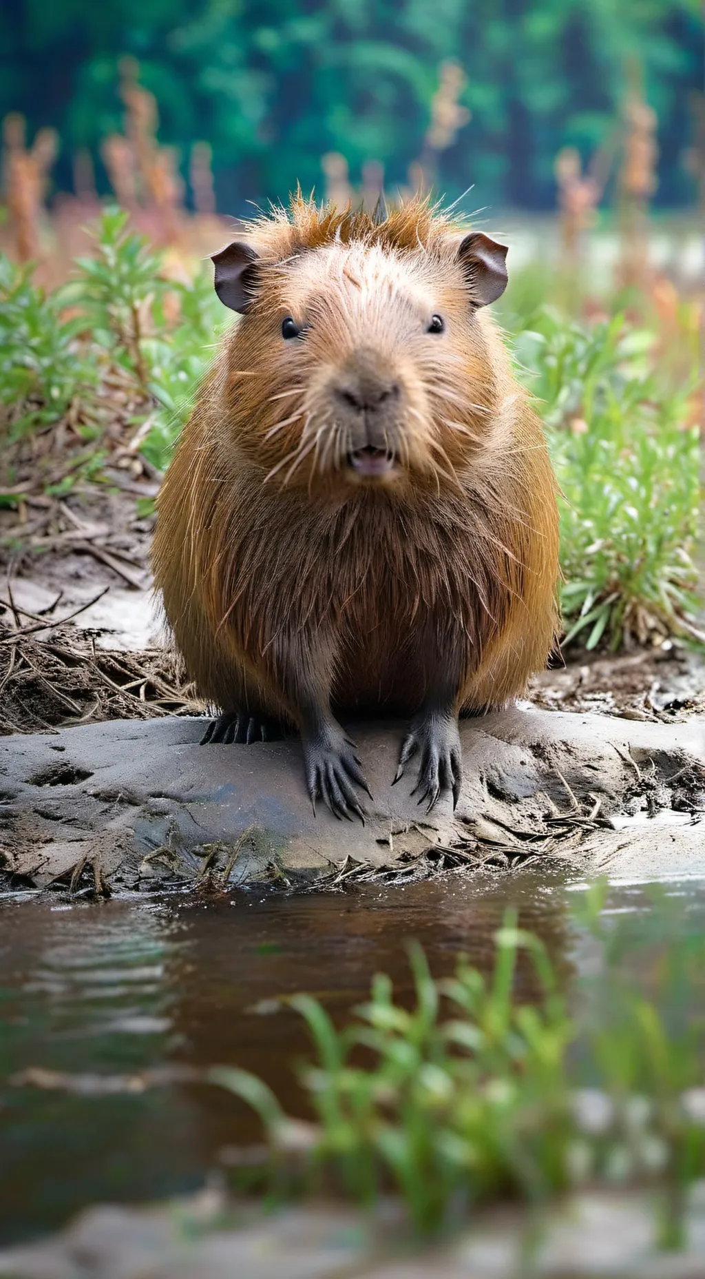 ai character: Capybara background