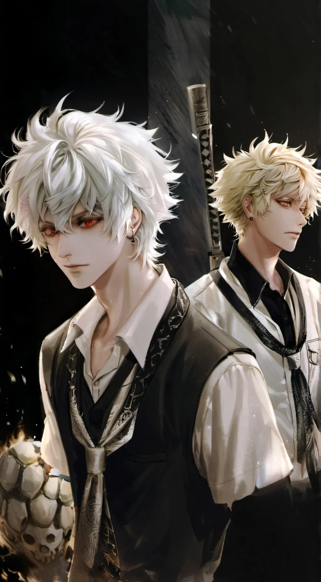 ai character: TdBk but rich background