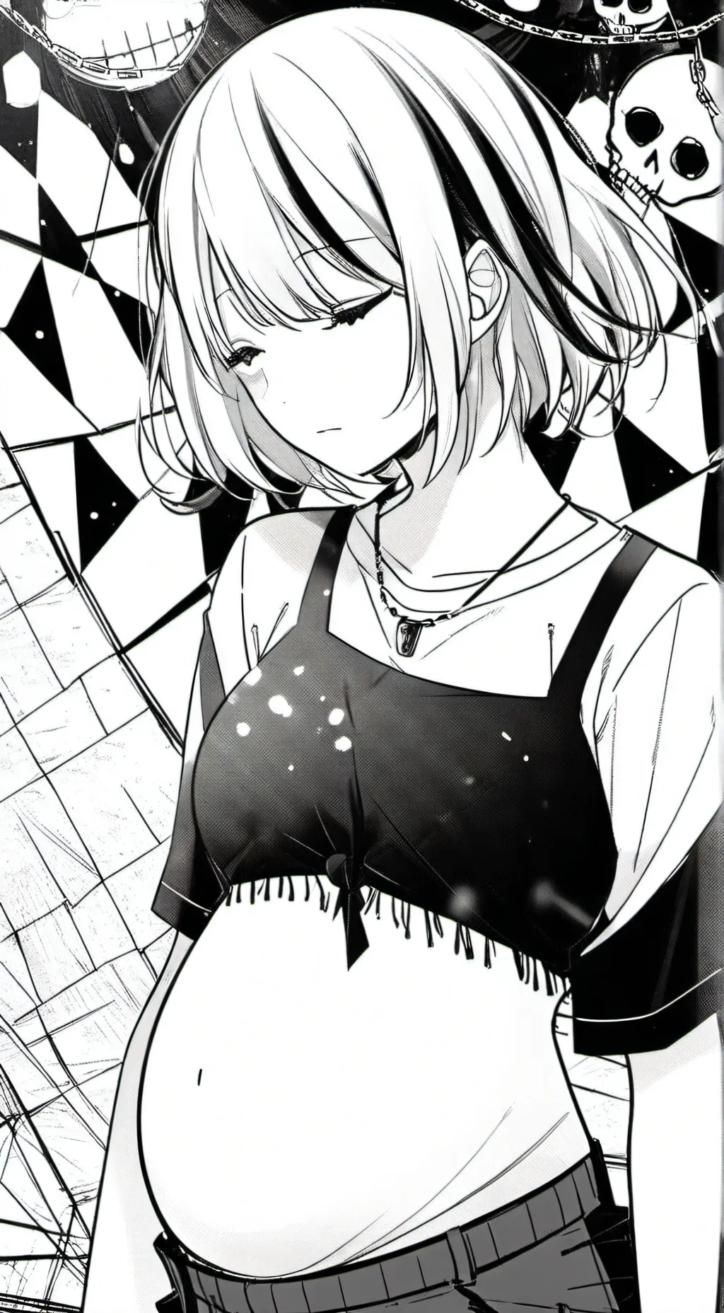 ai character: Mha y/n preg..? background