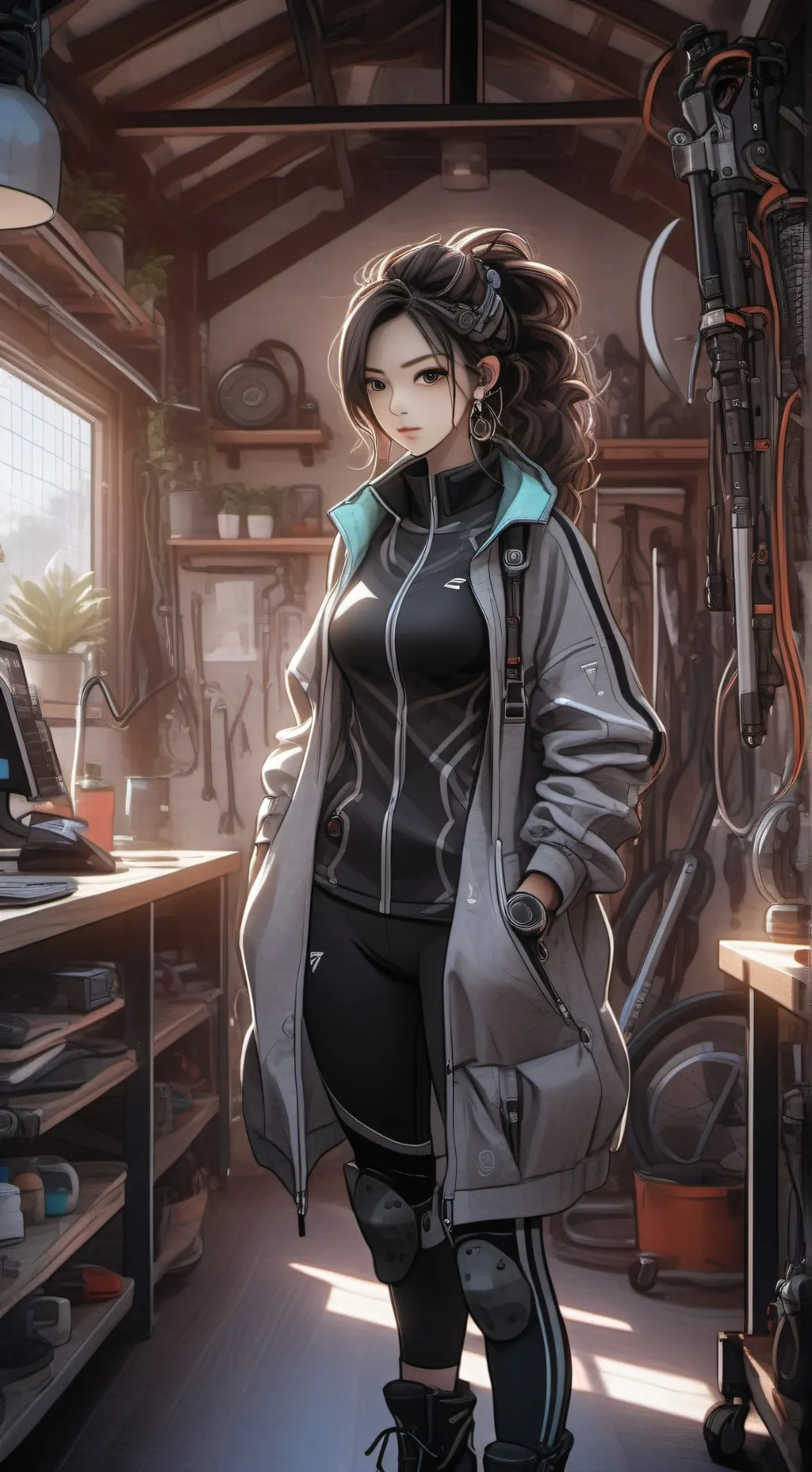 ai character: Tech Tycoon Quest: Athlete's Endeavor background