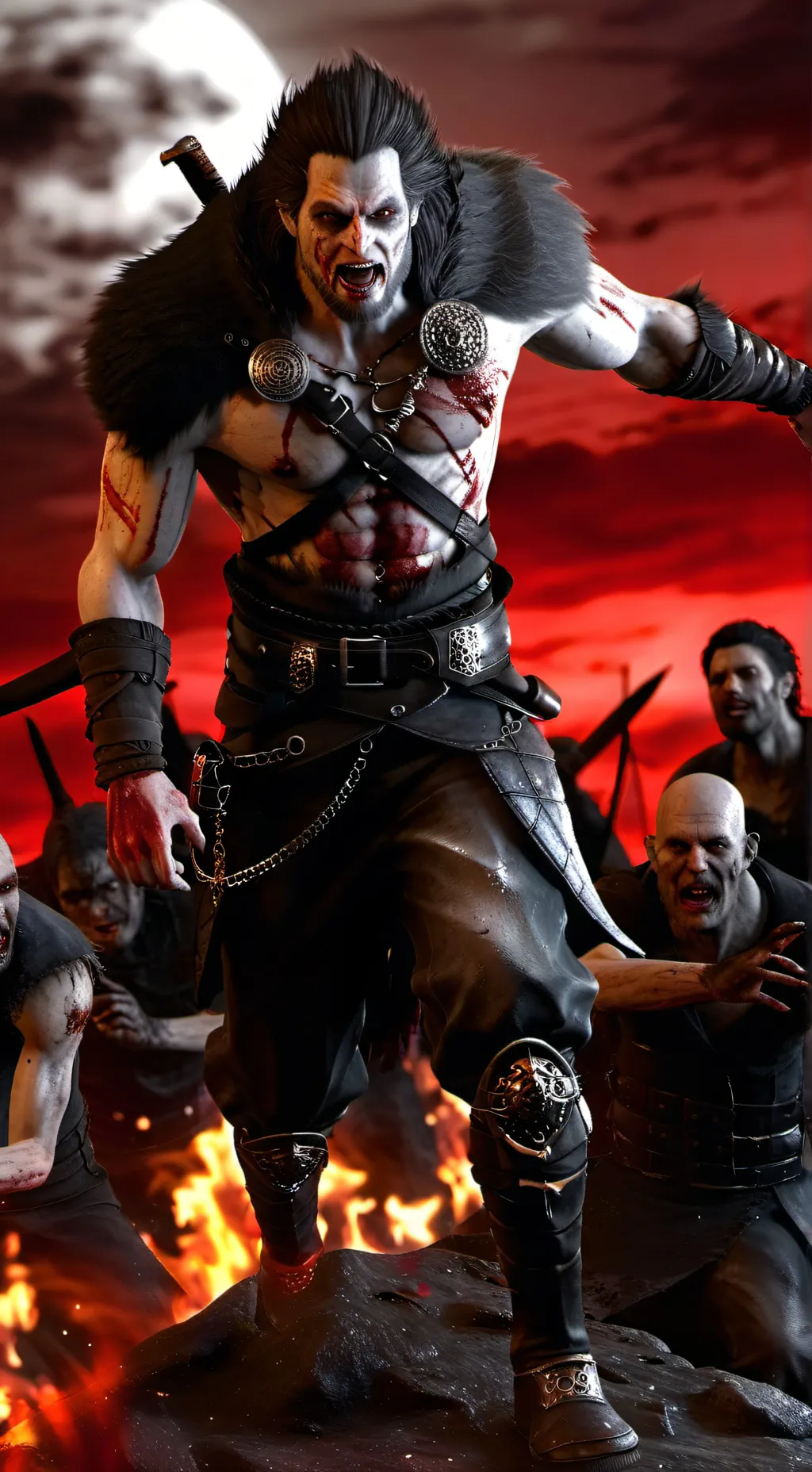 ai character: pt2 THE WAR BEGINS background