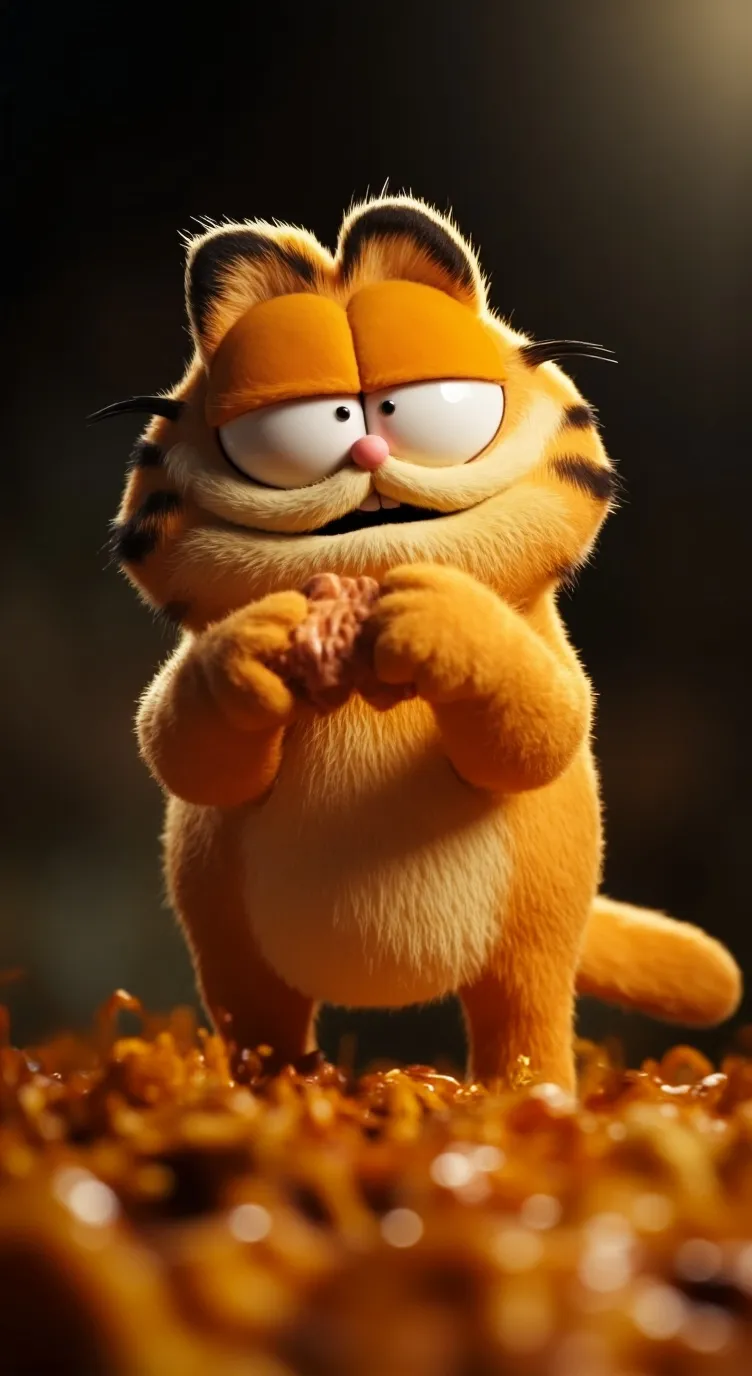 ai character: Garfield background