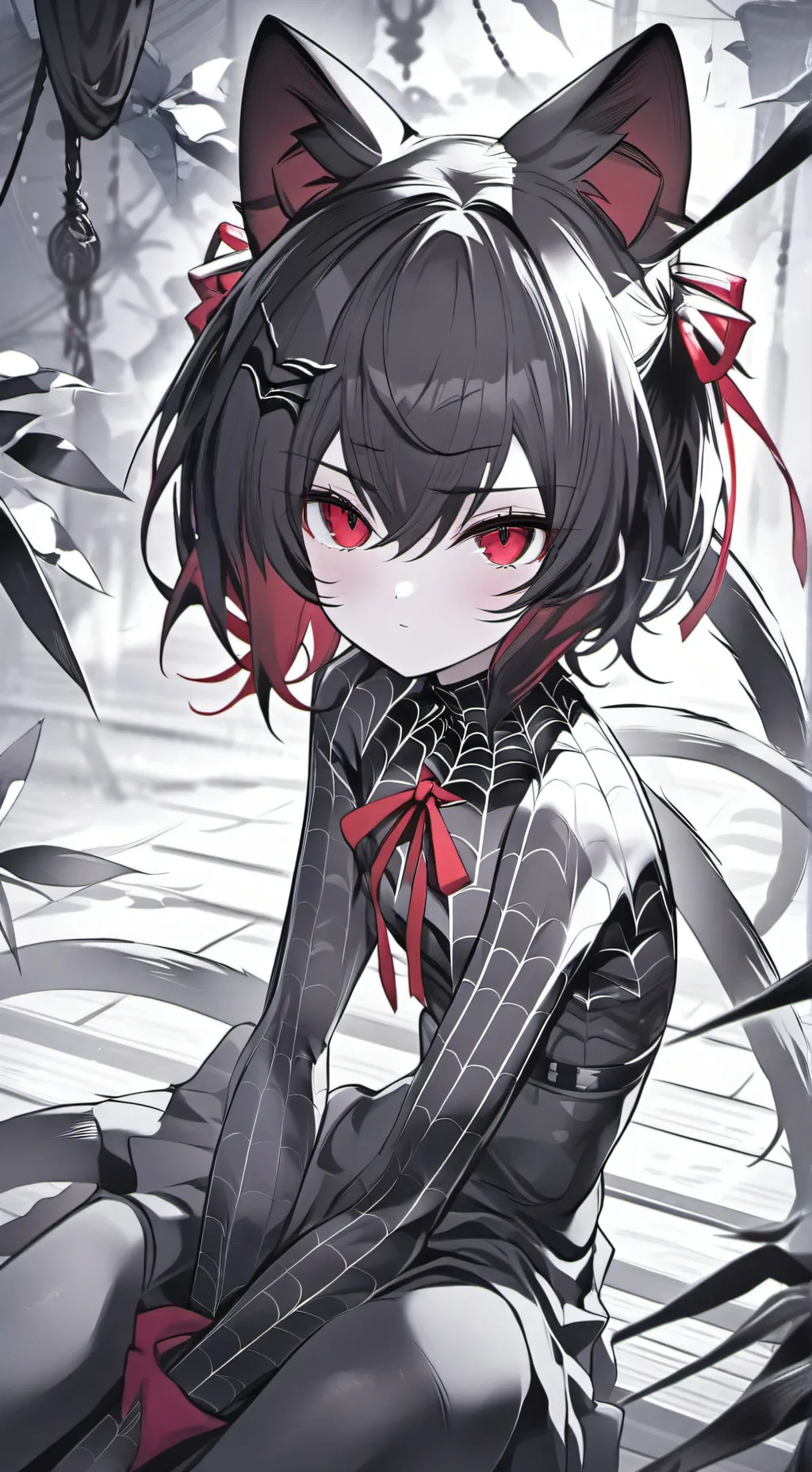 ai character: Red Arachnid Prowler background