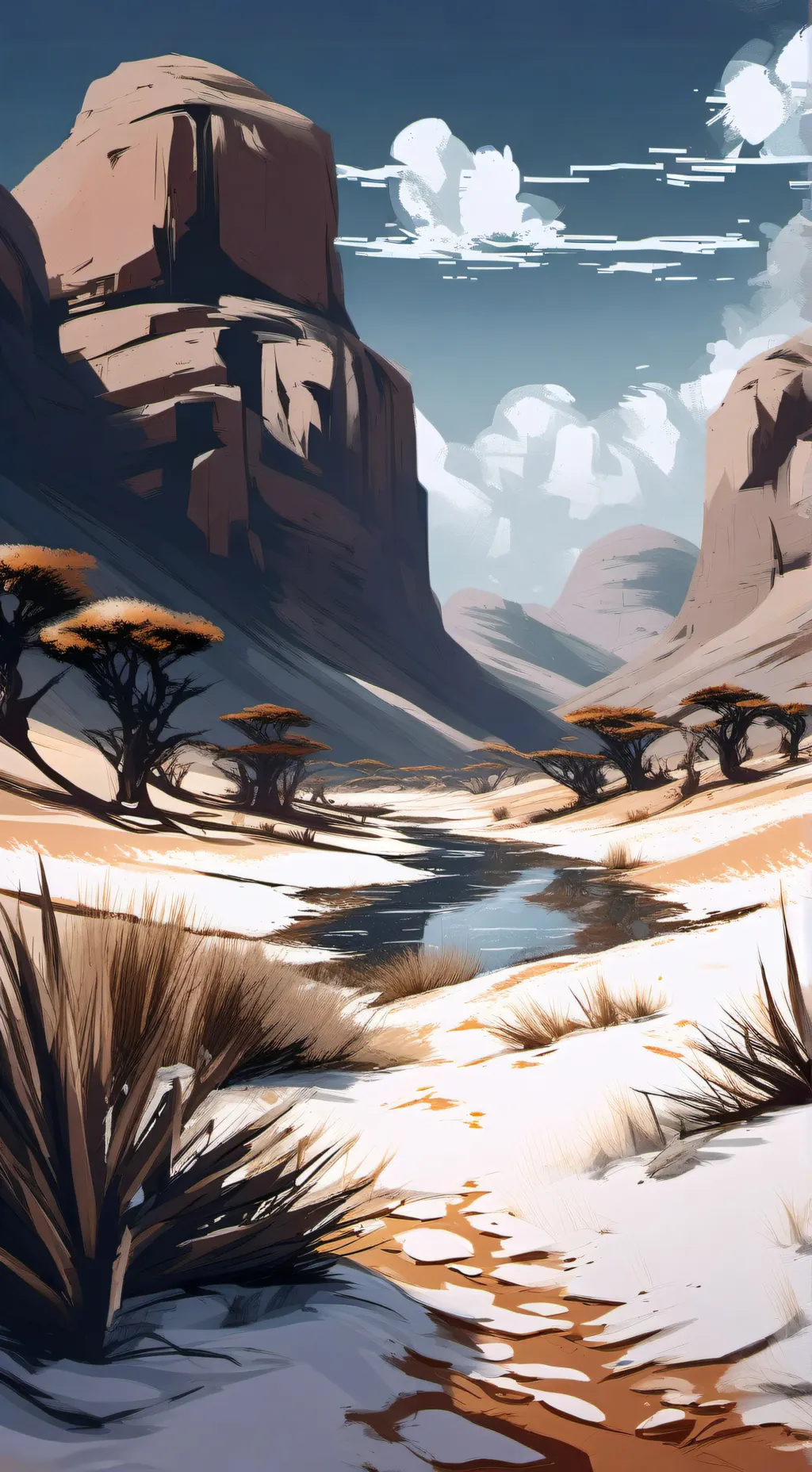 ai character: Croods! background