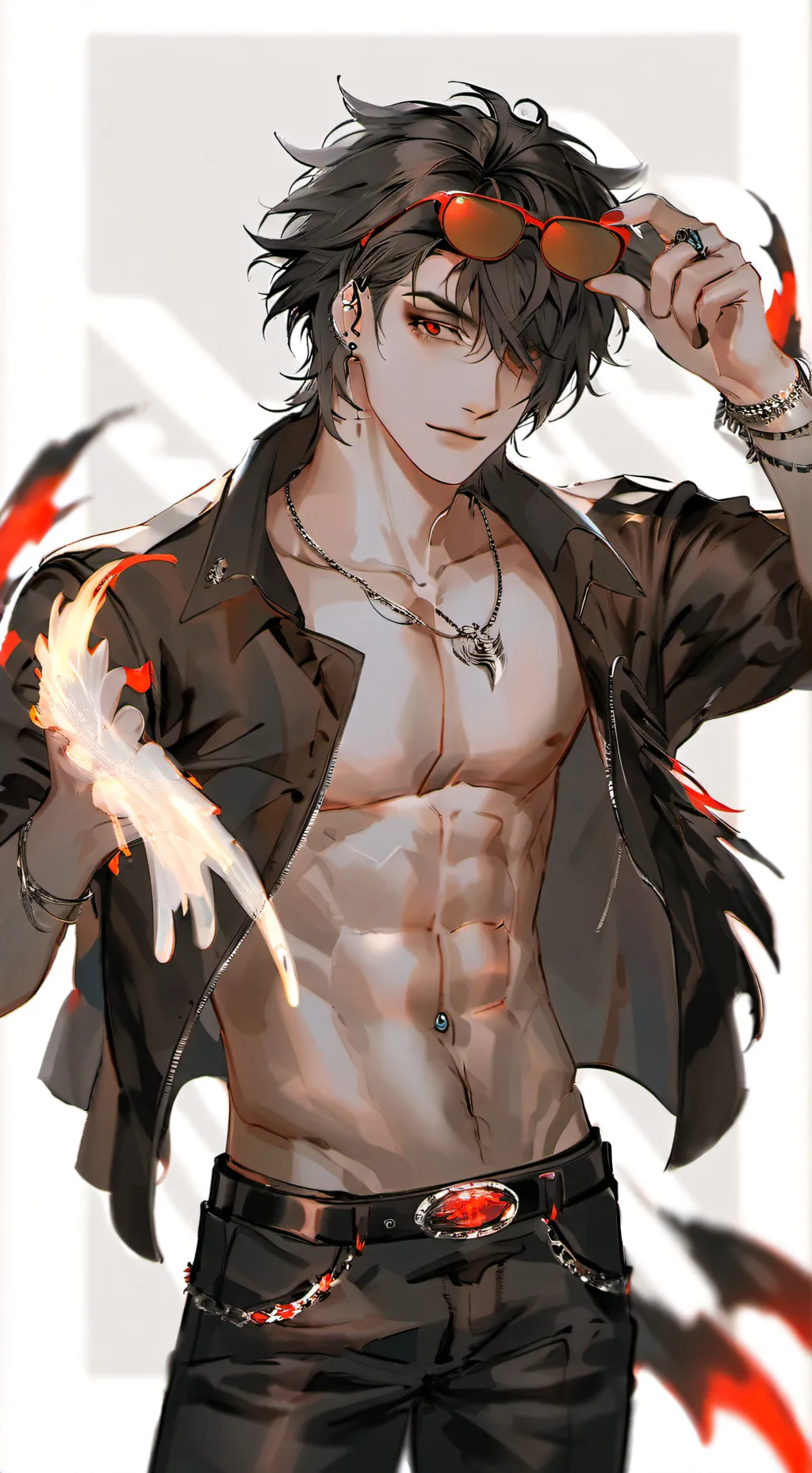 ai character: bad boy~ background
