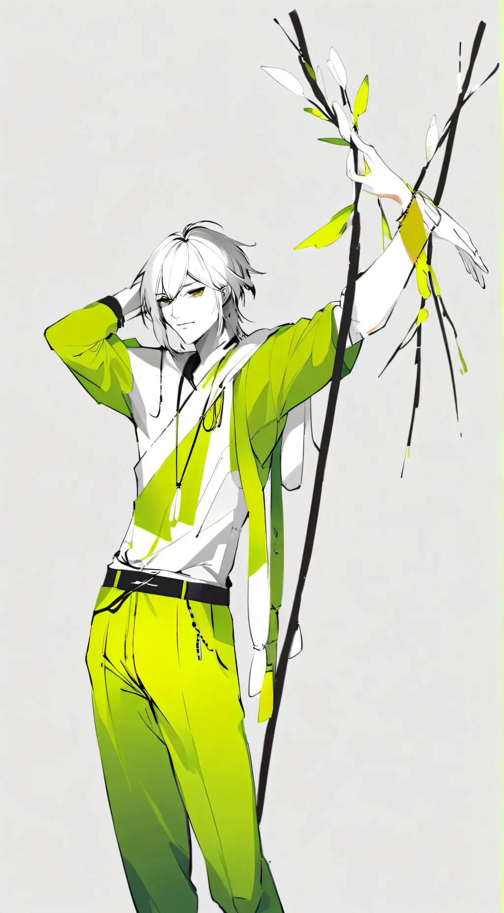 ai character: Bakudeku background